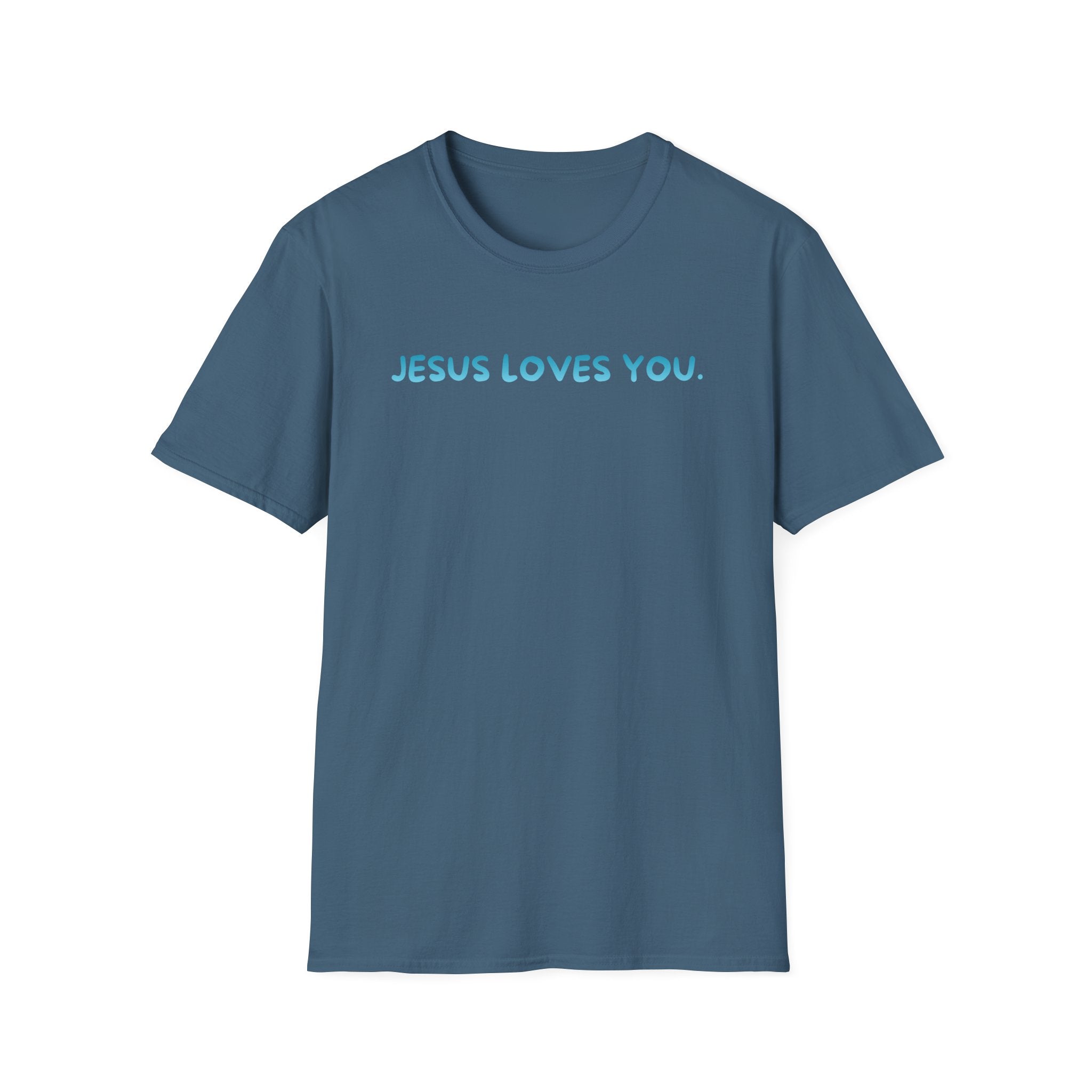 JESUS LOVES YOU Graphic Tee (Blue)