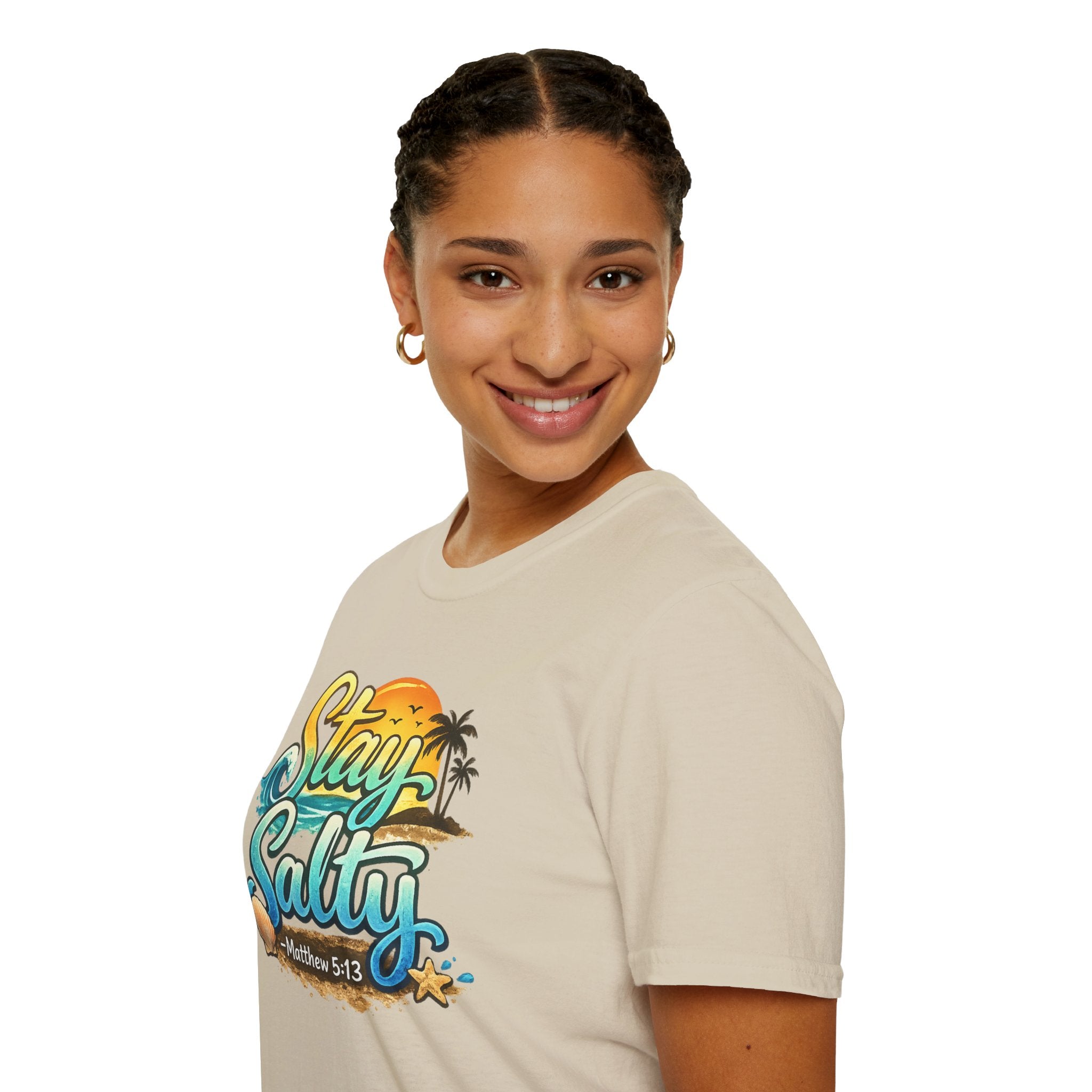 “Stay Salty” Beach Graphic T-Shirt – Matthew 5:13