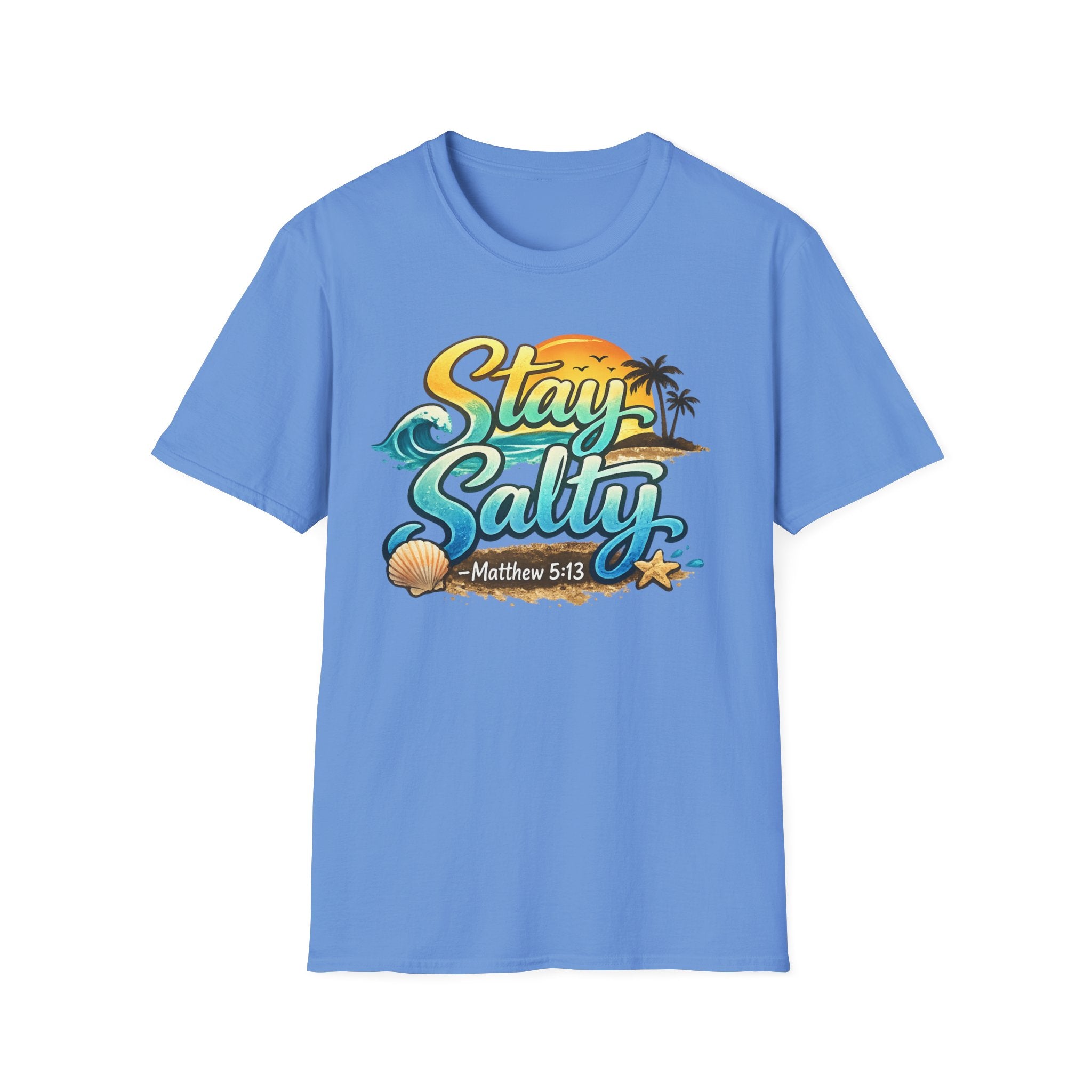 “Stay Salty” Beach Graphic T-Shirt – Matthew 5:13