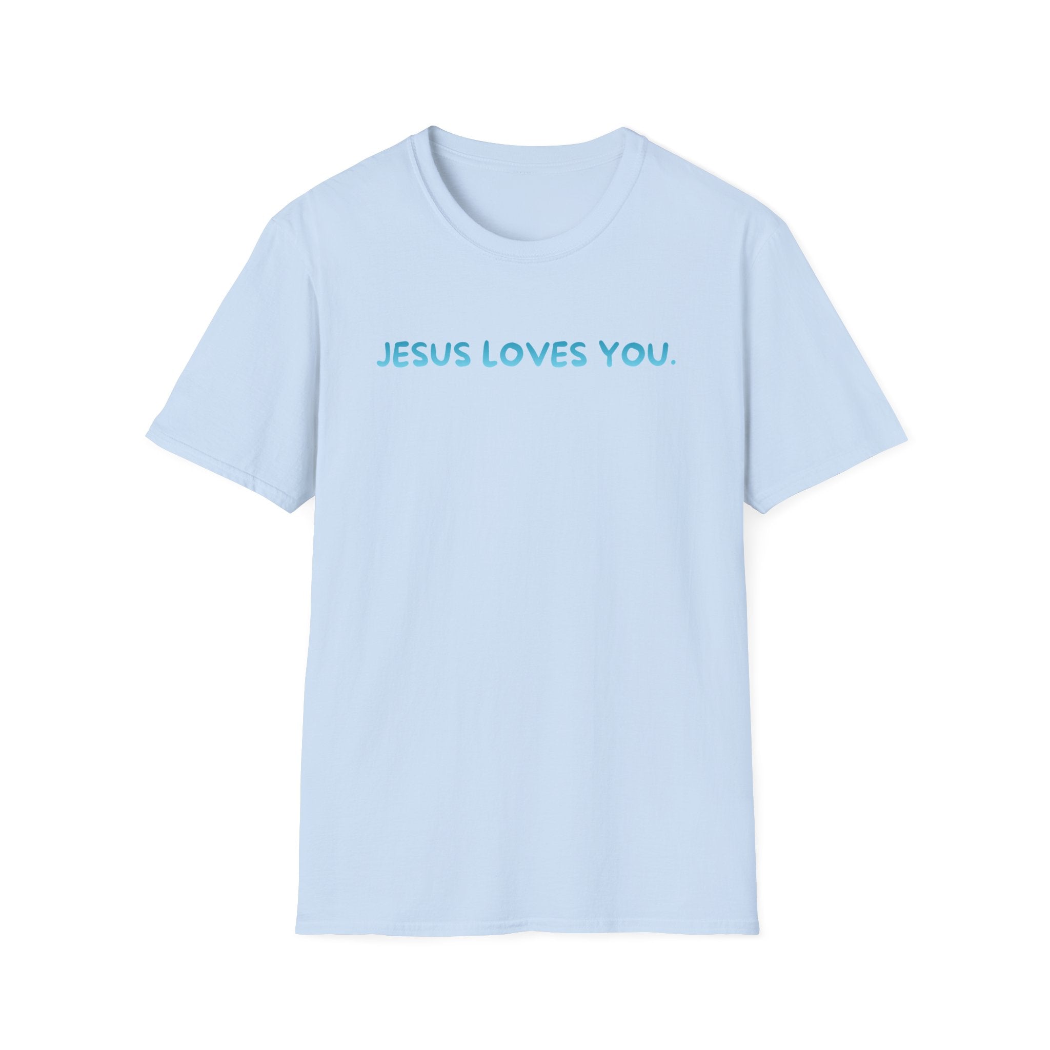 JESUS LOVES YOU Graphic Tee (Blue)
