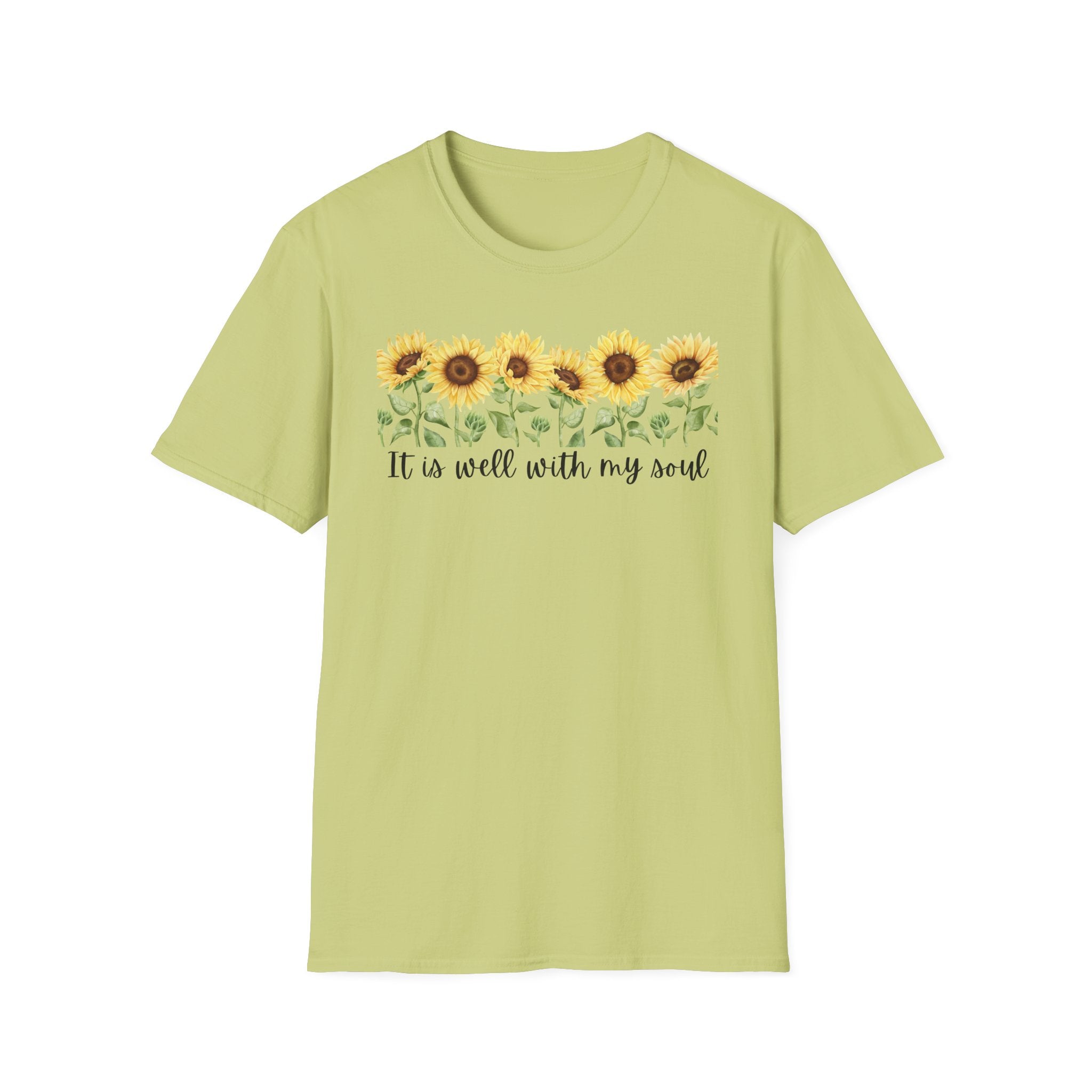 It Is Well with My Soul Sunflower Tshirt
