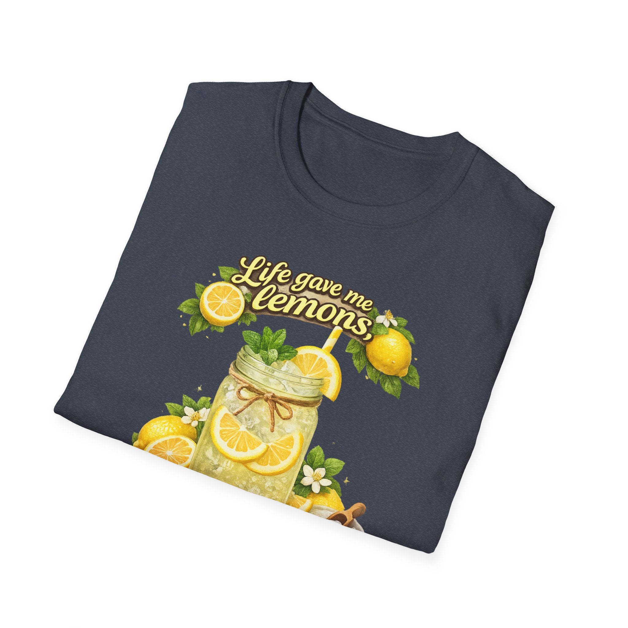 Life gave me lemons, but Jesus made lemonade Christian grapgic tee
