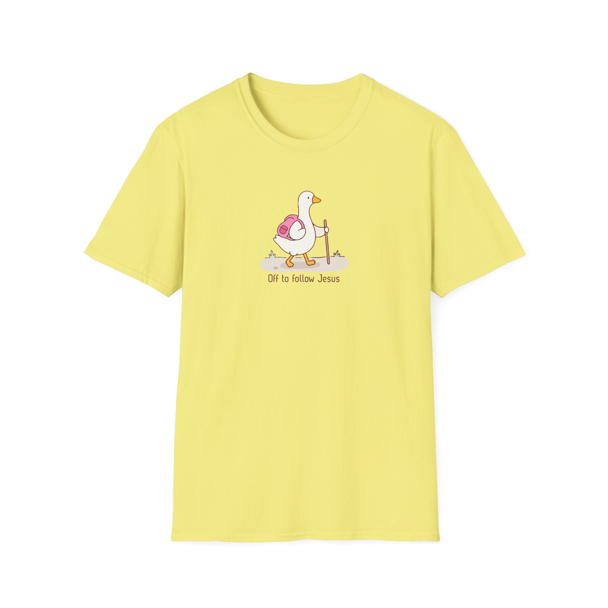 Off To Follow Jesus Silly Goose Tee