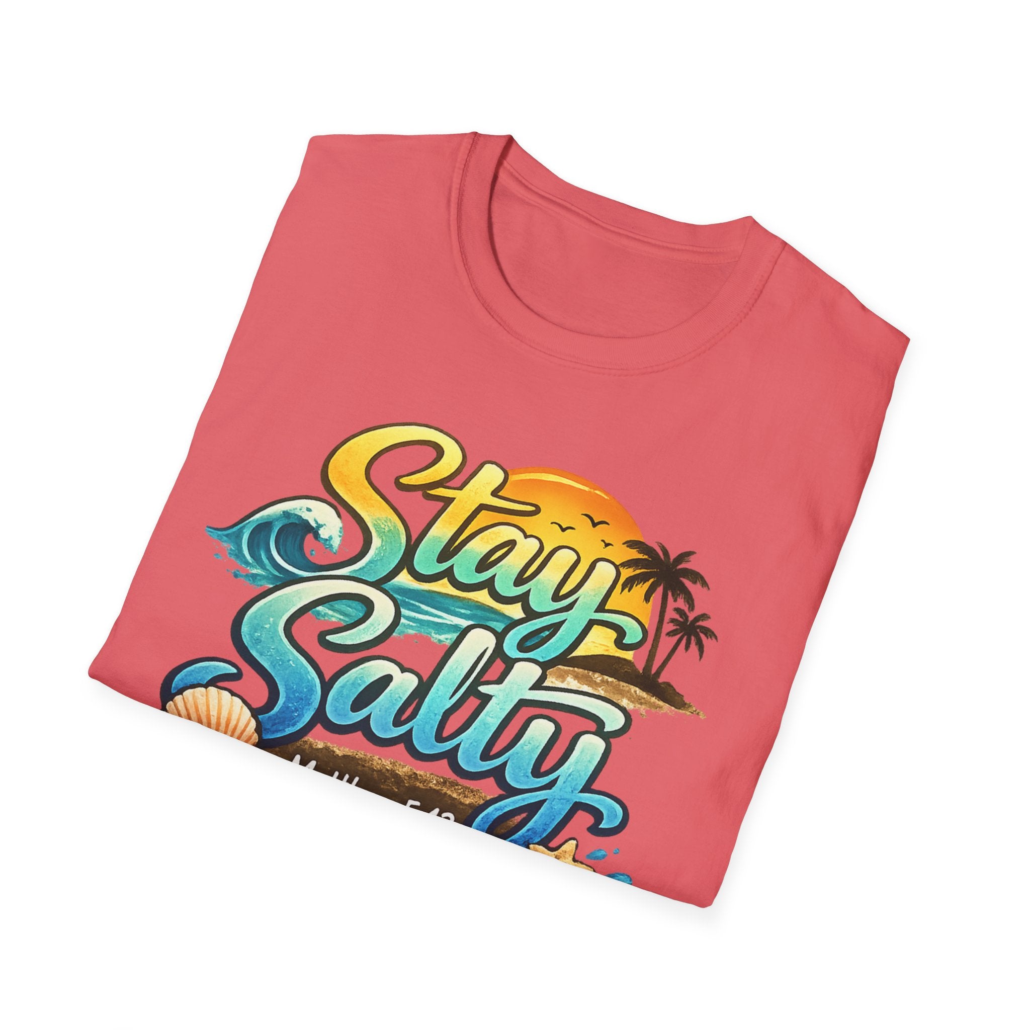 “Stay Salty” Beach Graphic T-Shirt – Matthew 5:13
