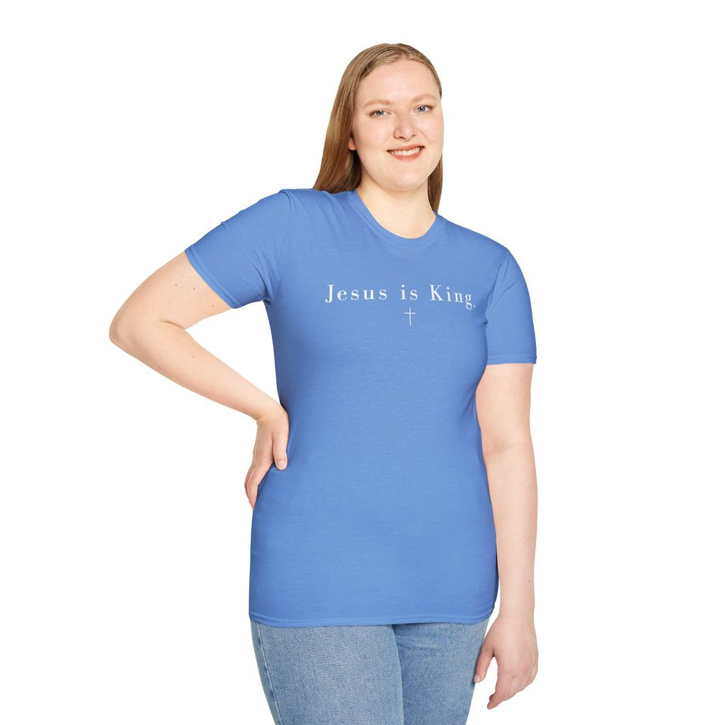 "Jesus is King" minimalist Christian T-shirt