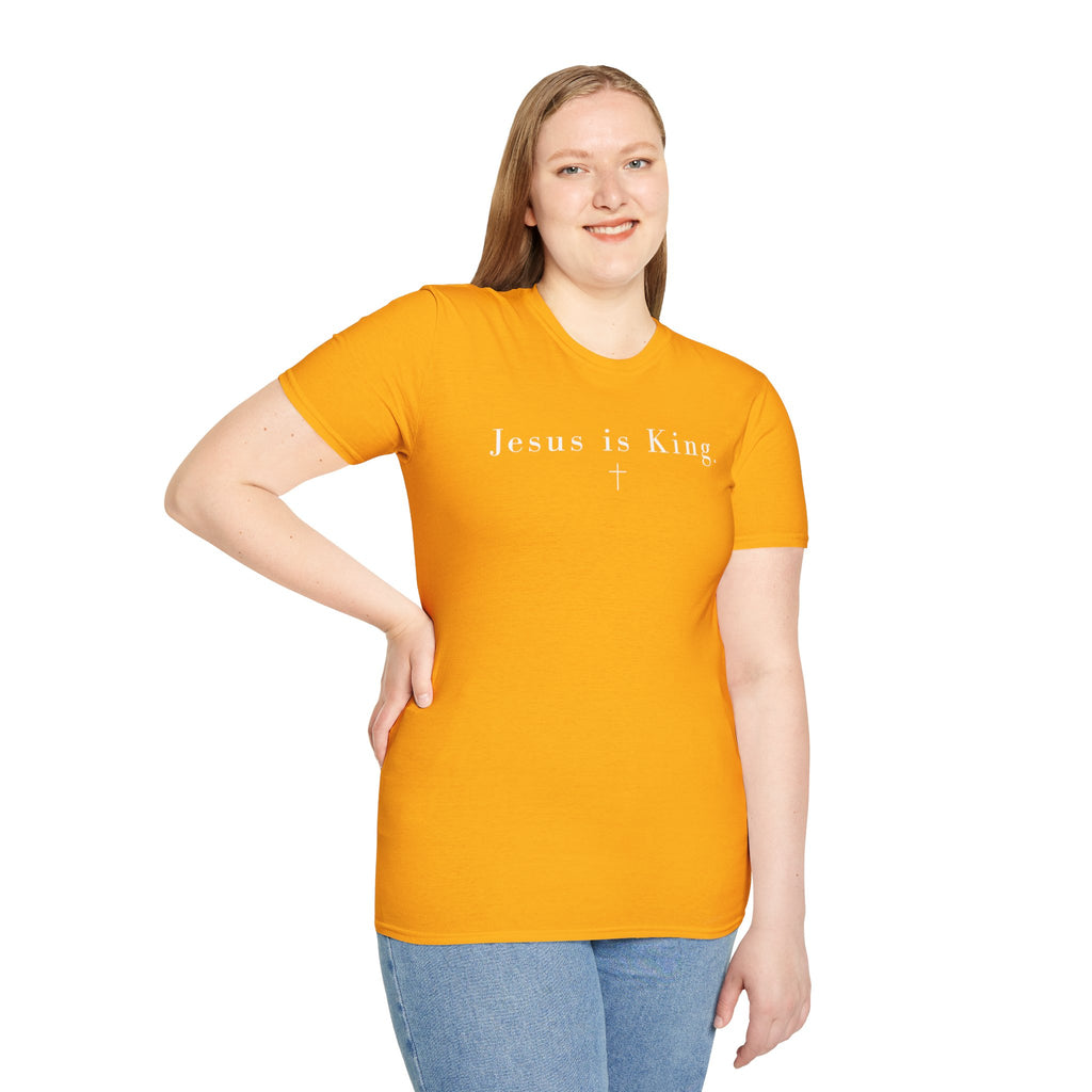 "Jesus is King" minimalist Christian T-shirt