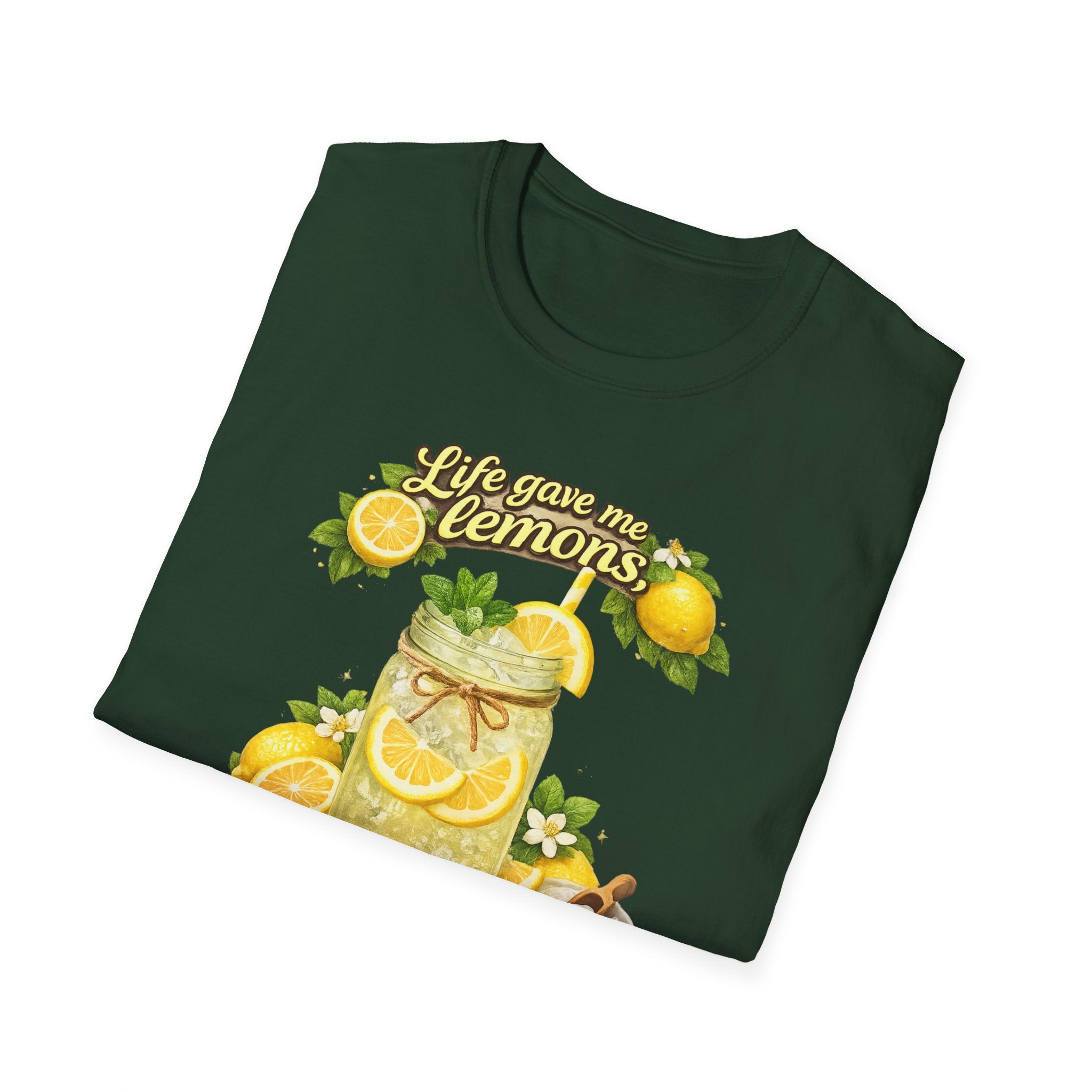 Life gave me lemons, but Jesus made lemonade Christian grapgic tee