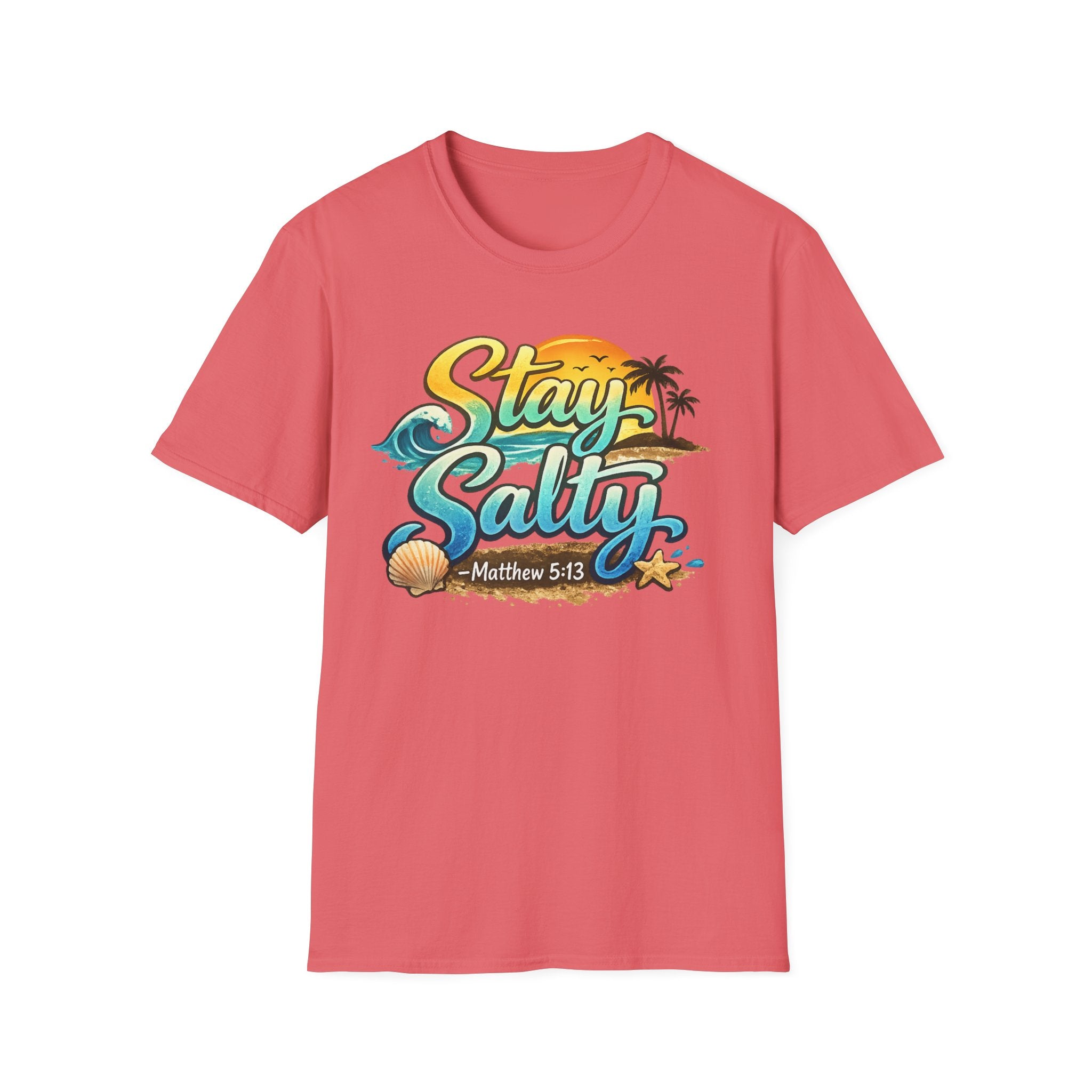 “Stay Salty” Beach Graphic T-Shirt – Matthew 5:13