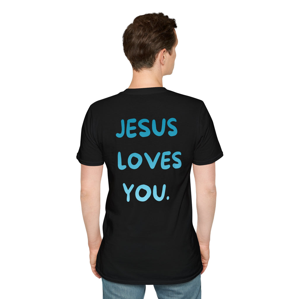 JESUS LOVES YOU Graphic Tee (Blue)