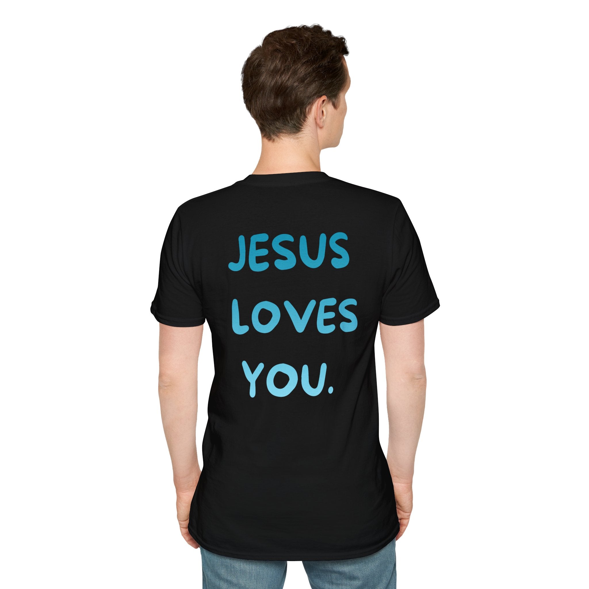 JESUS LOVES YOU Graphic Tee (Blue)