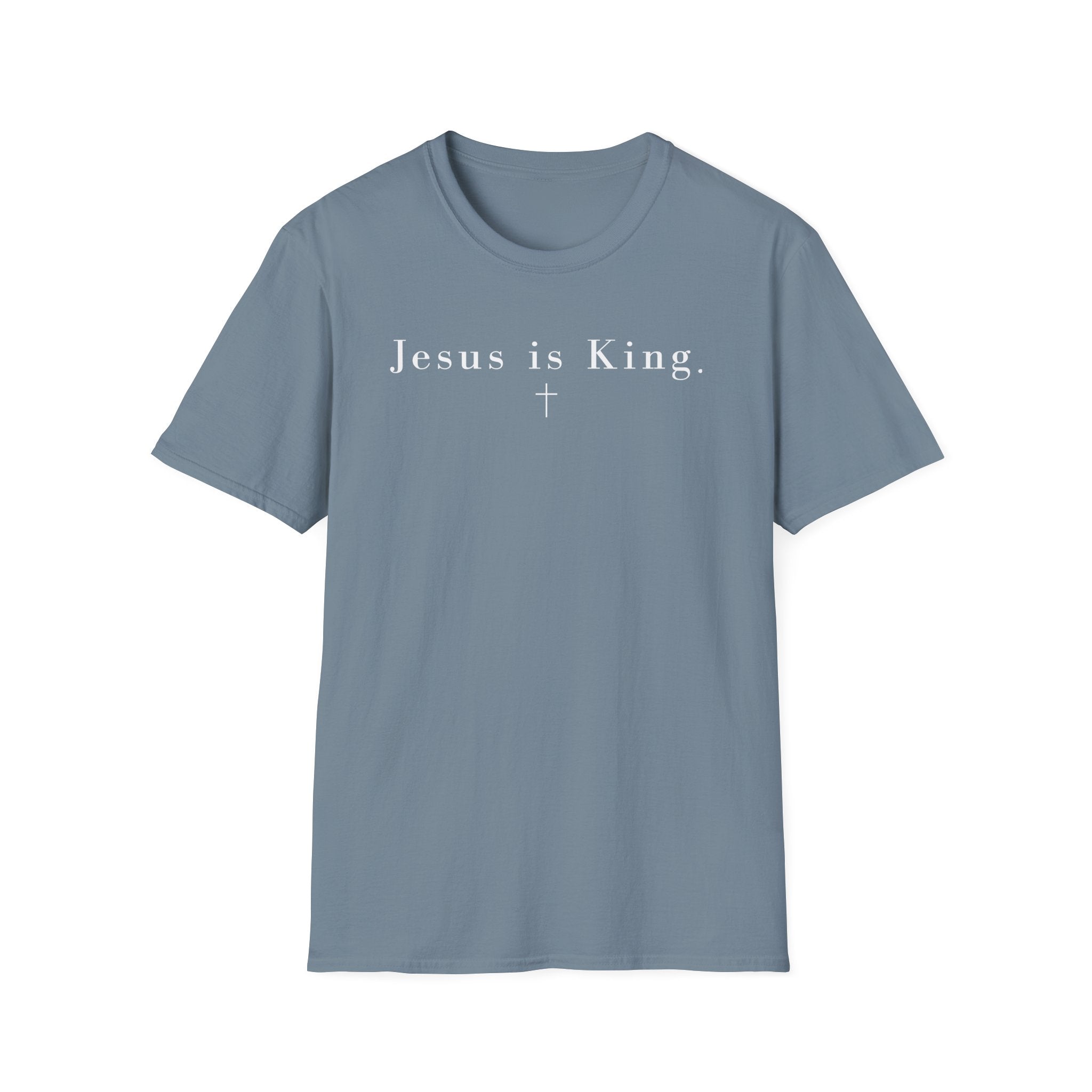 "Jesus is King" minimalist Christian T-shirt