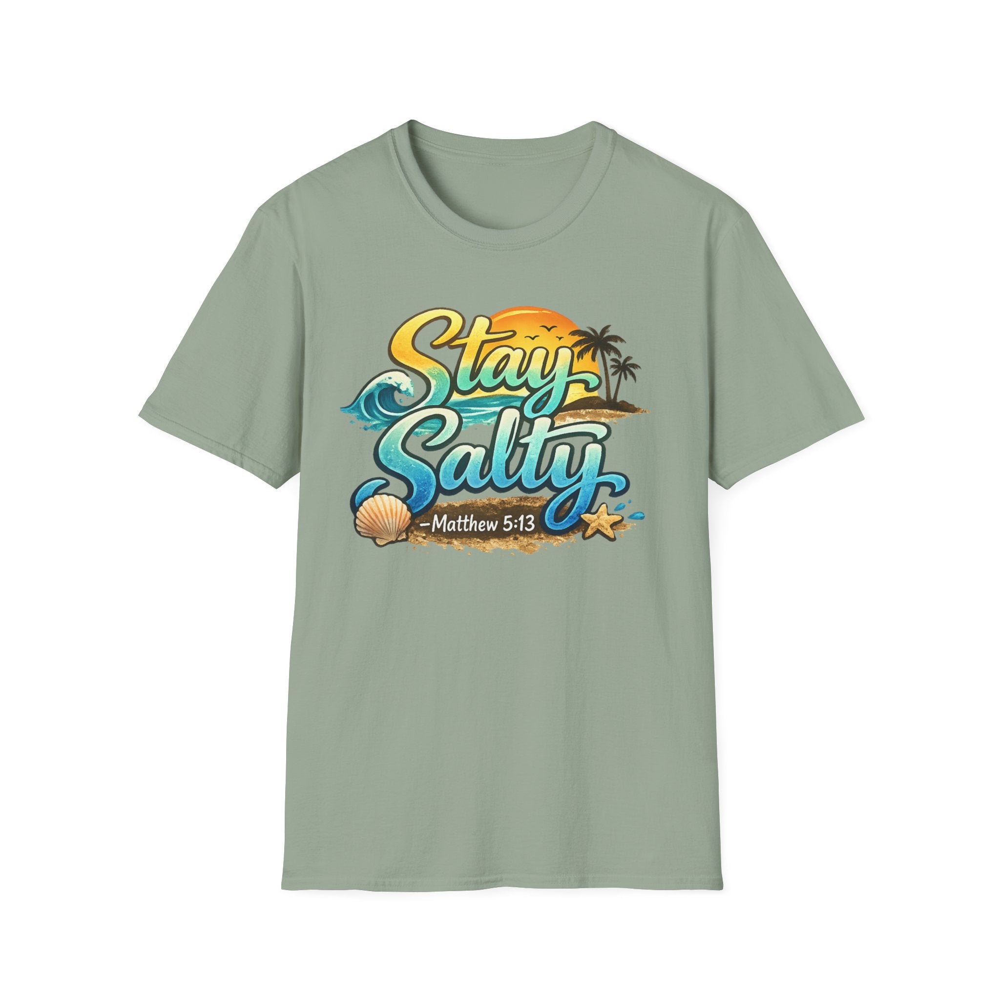 “Stay Salty” Beach Graphic T-Shirt – Matthew 5:13