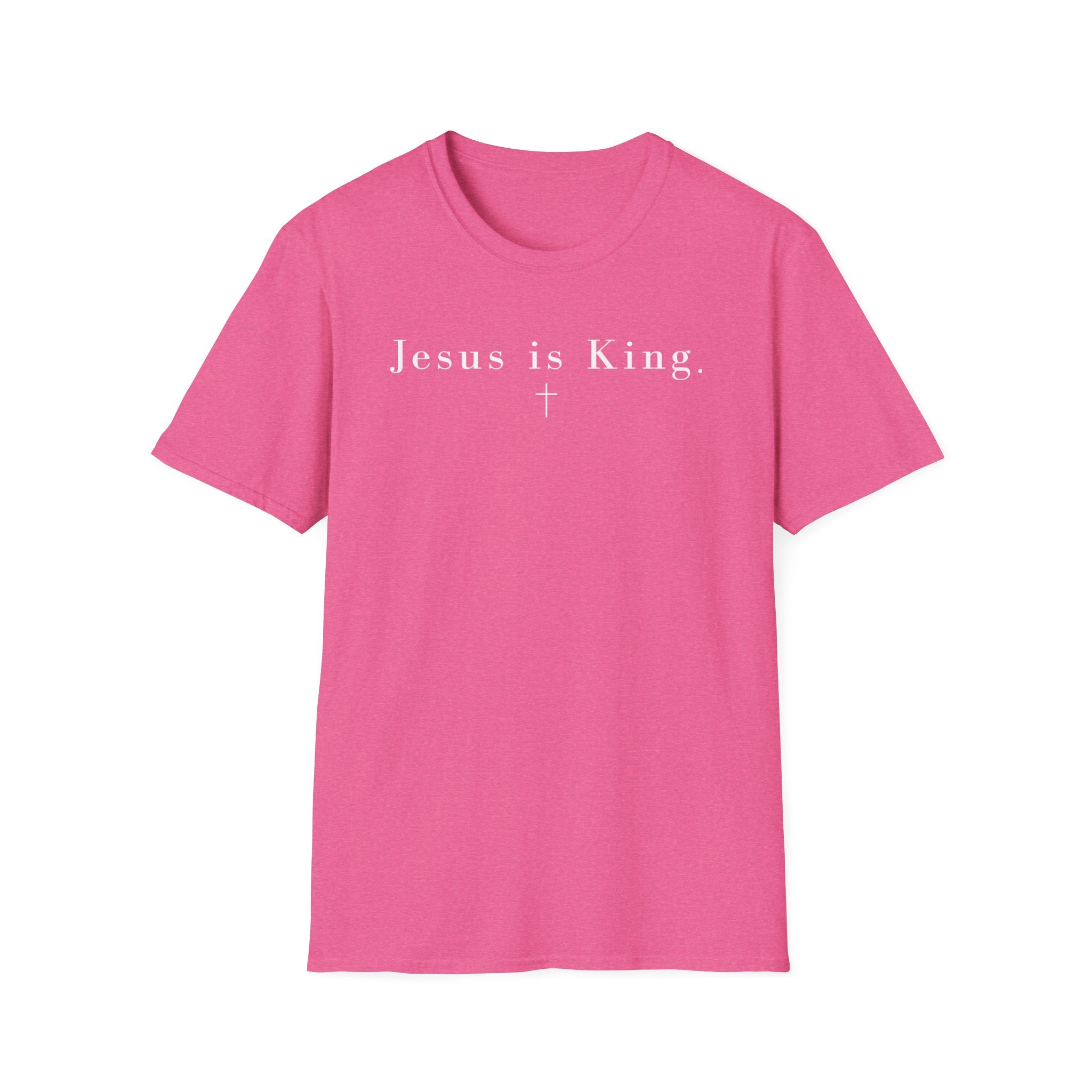 "Jesus is King" minimalist Christian T-shirt