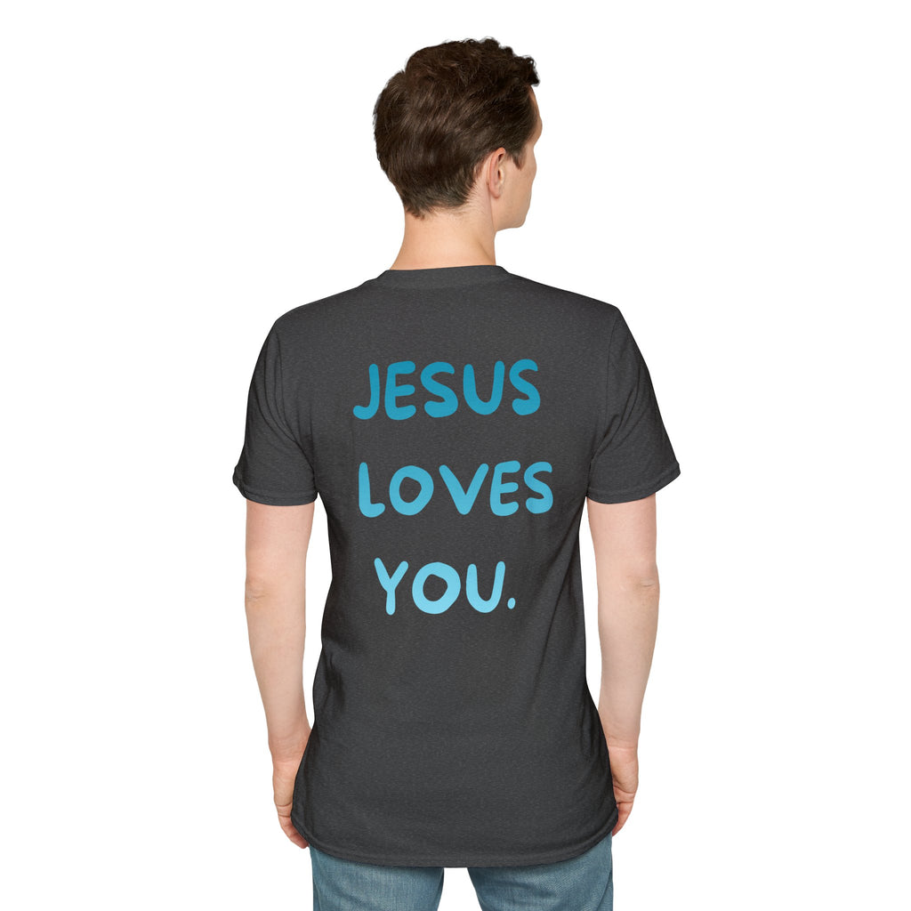 JESUS LOVES YOU Graphic Tee (Blue)
