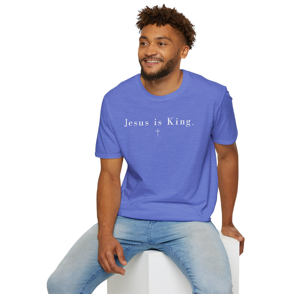 "Jesus is King" minimalist Christian T-shirt