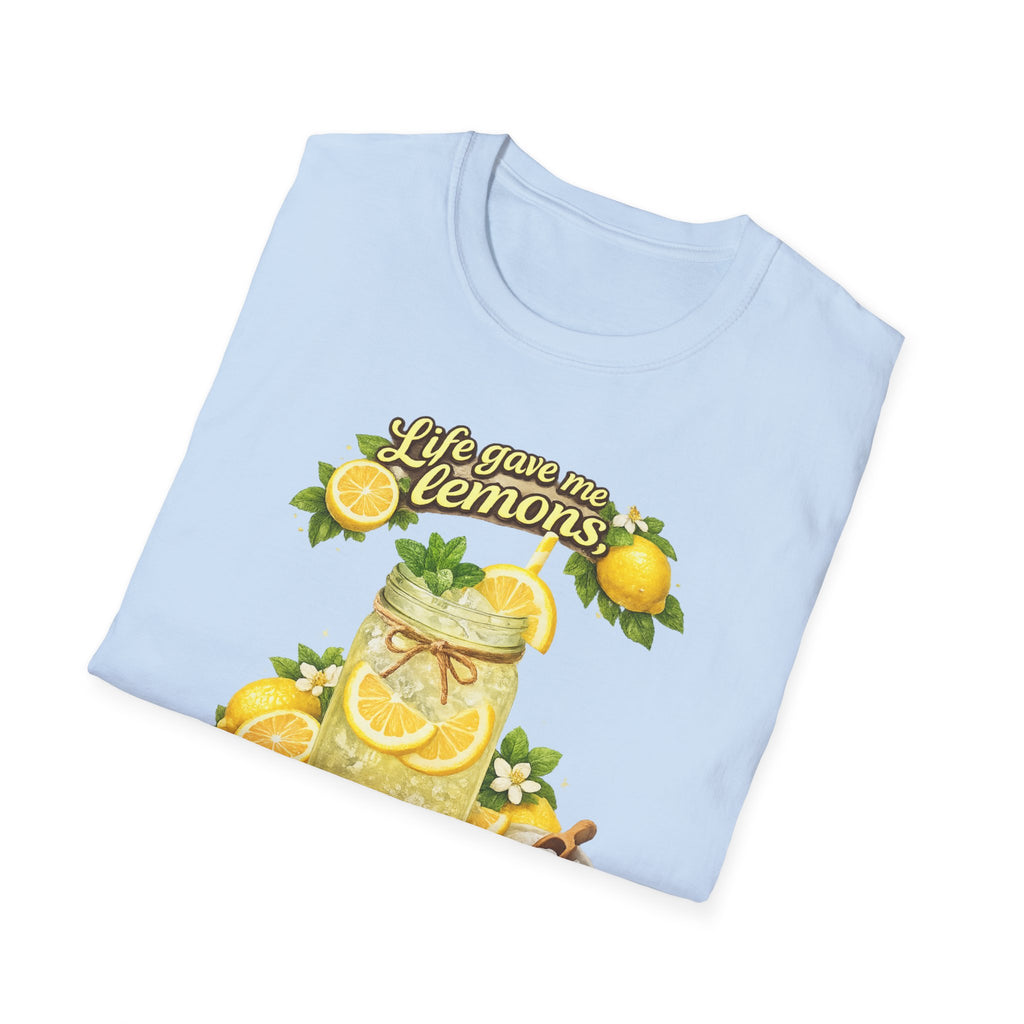 Life gave me lemons, but Jesus made lemonade Christian grapgic tee
