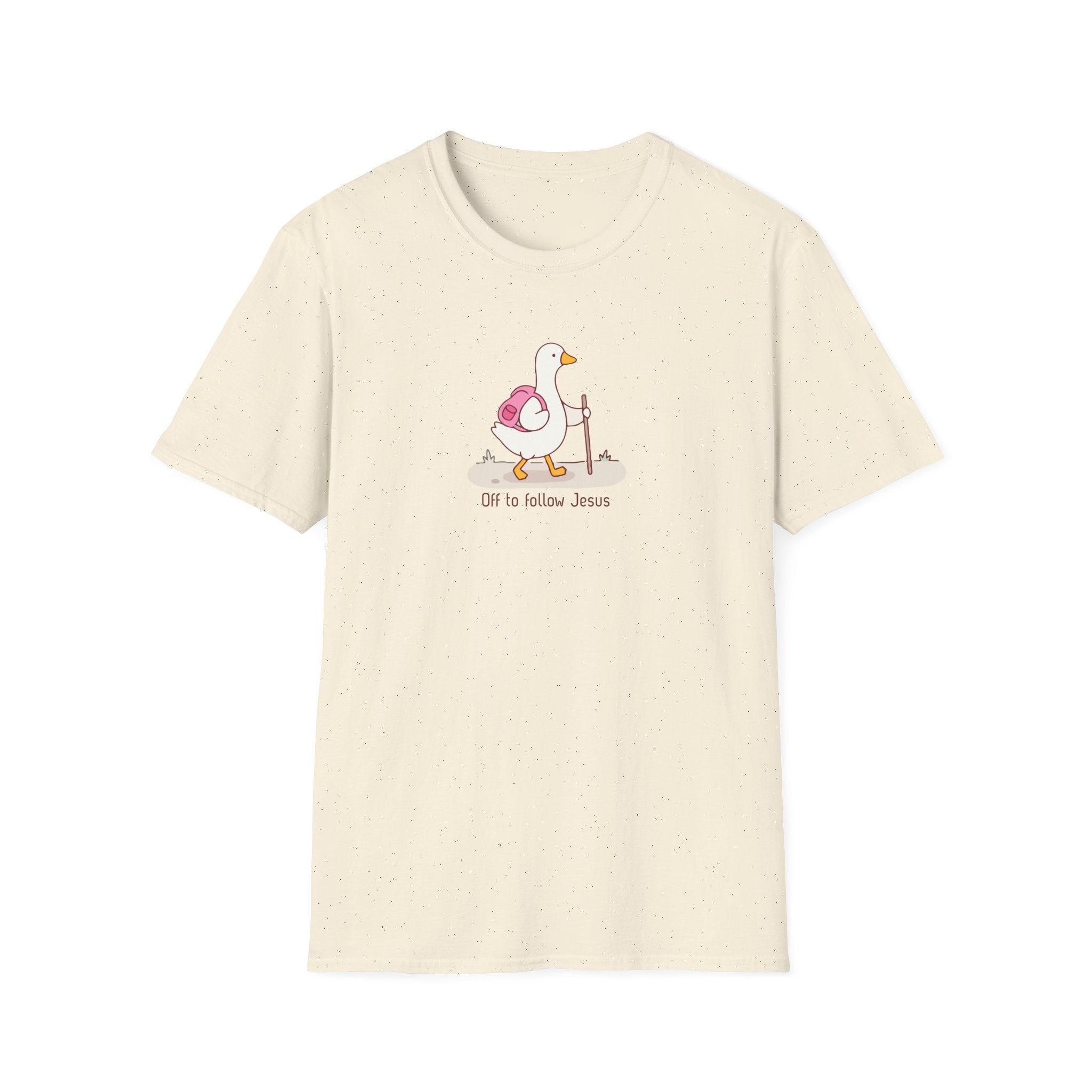 Off To Follow Jesus Silly Goose Tee