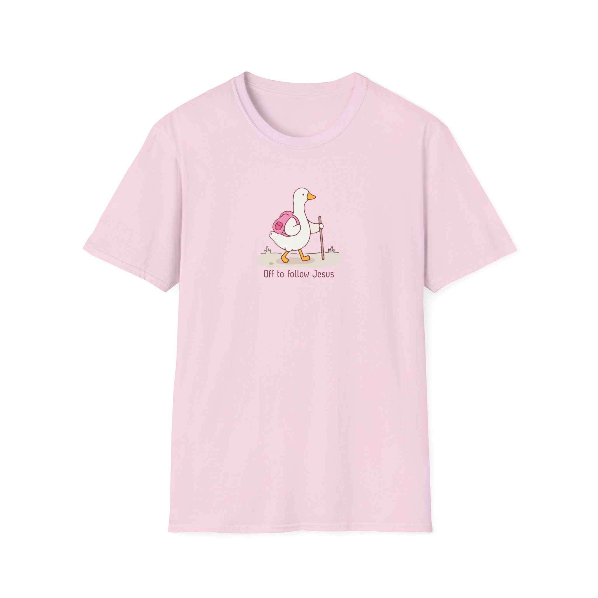 Off To Follow Jesus Silly Goose Tee