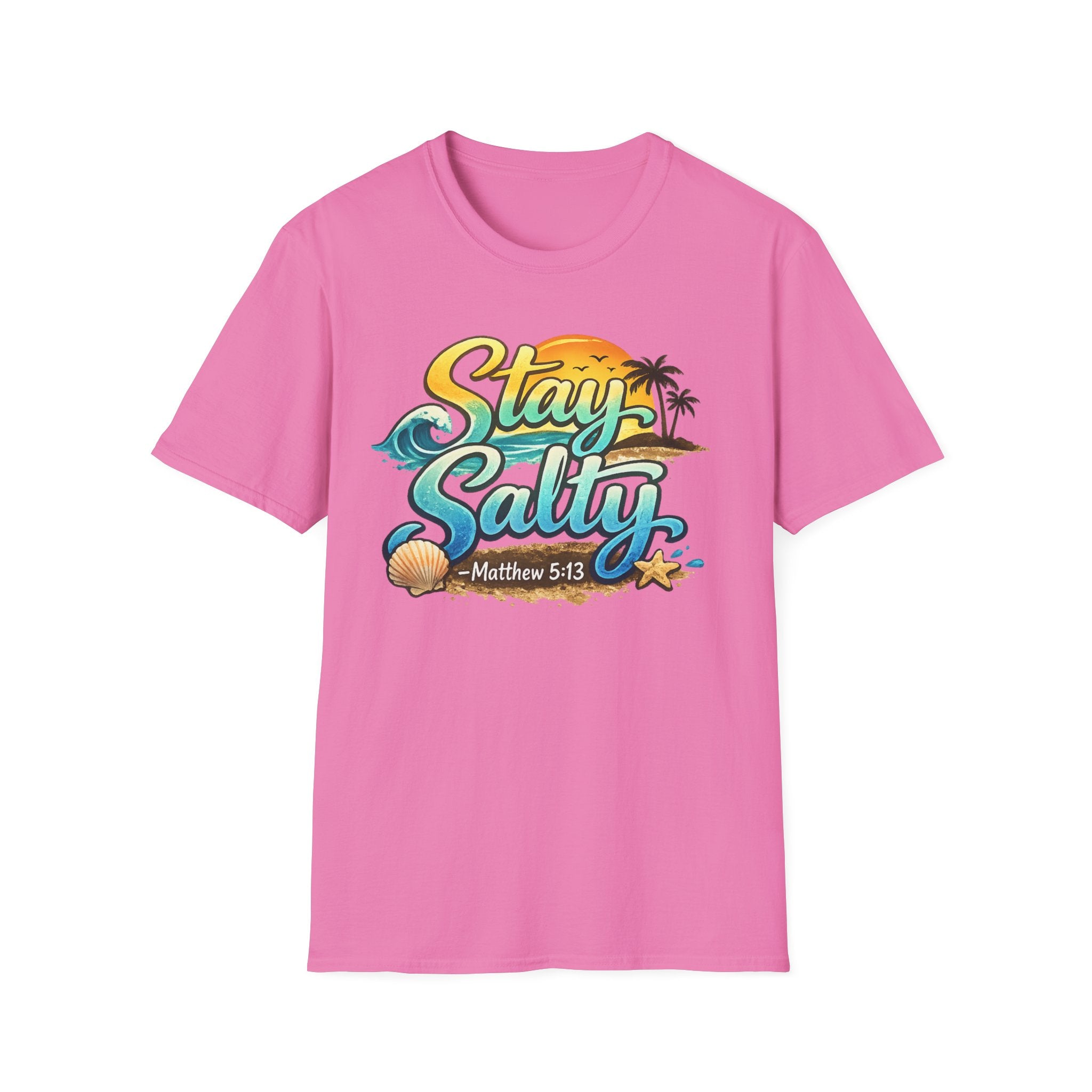 “Stay Salty” Beach Graphic T-Shirt – Matthew 5:13
