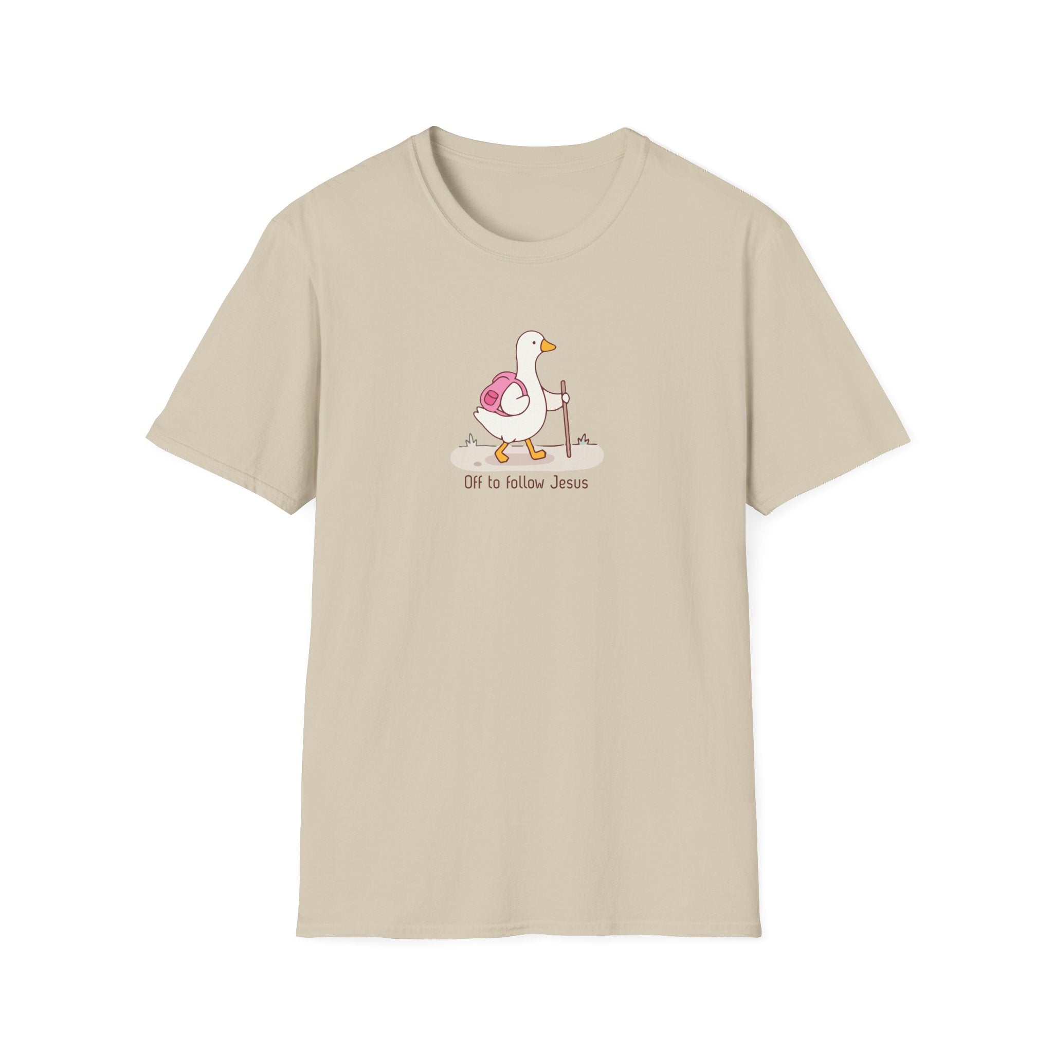 Off To Follow Jesus Silly Goose Tee