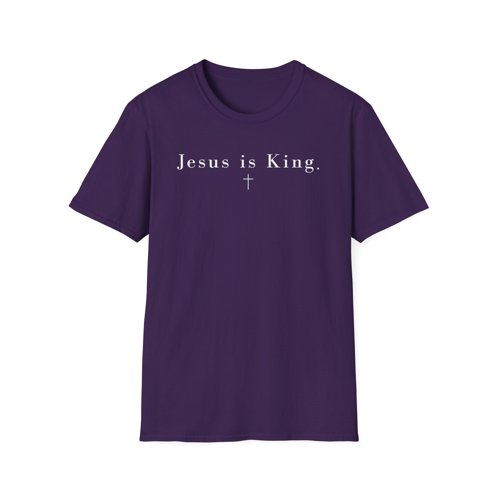 "Jesus is King" minimalist Christian T-shirt