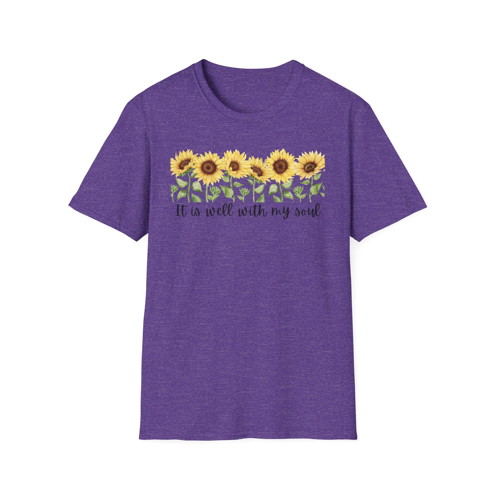 It Is Well with My Soul Sunflower Tshirt