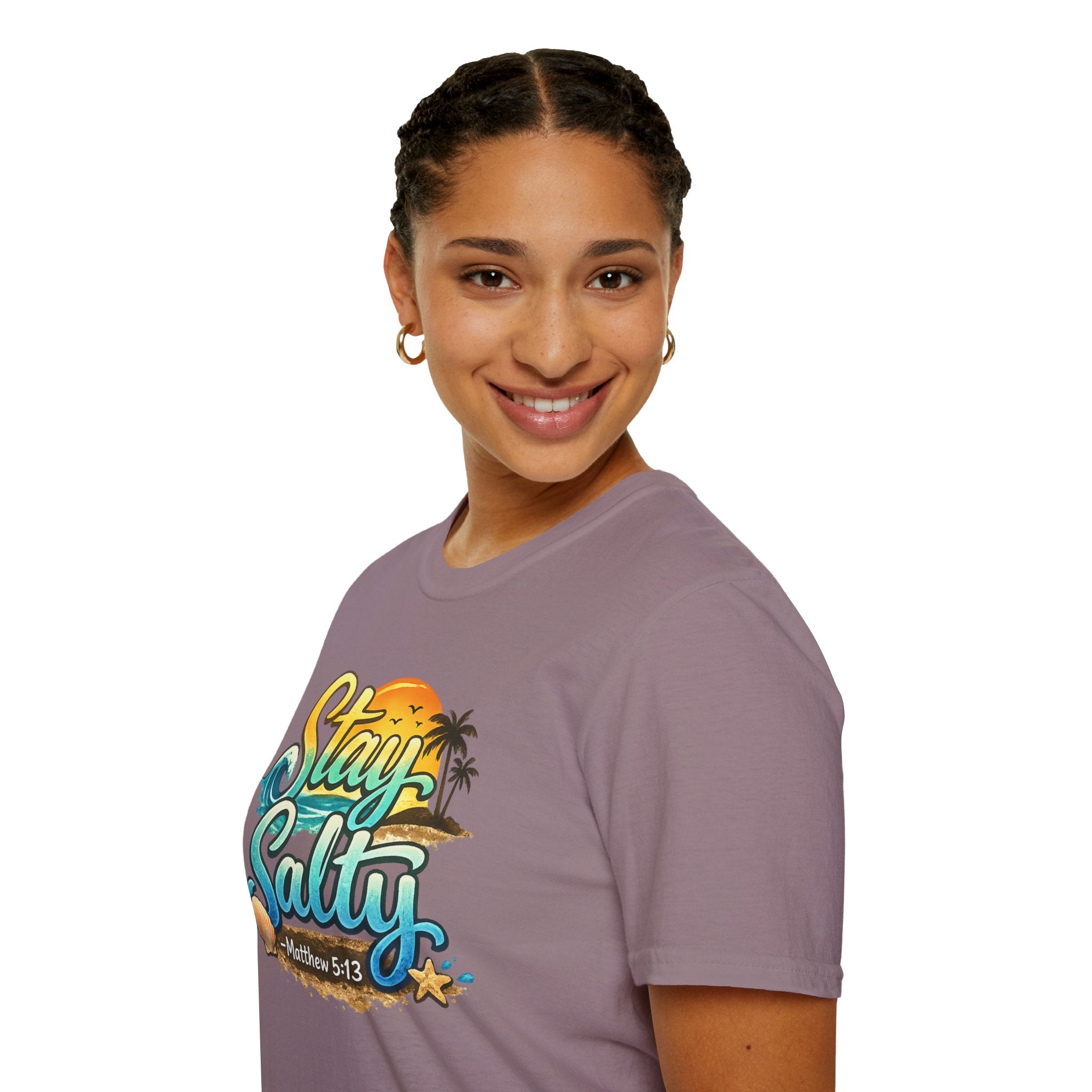 “Stay Salty” Beach Graphic T-Shirt – Matthew 5:13
