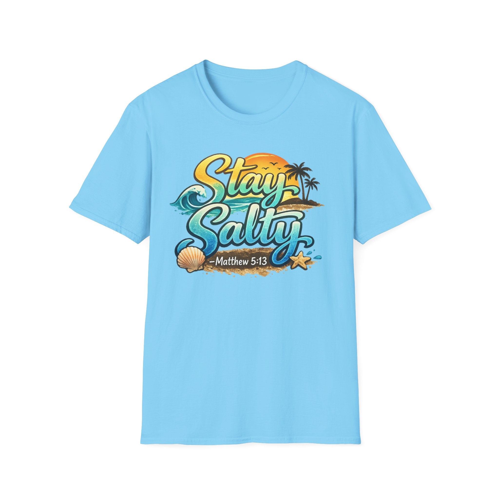 “Stay Salty” Beach Graphic T-Shirt – Matthew 5:13