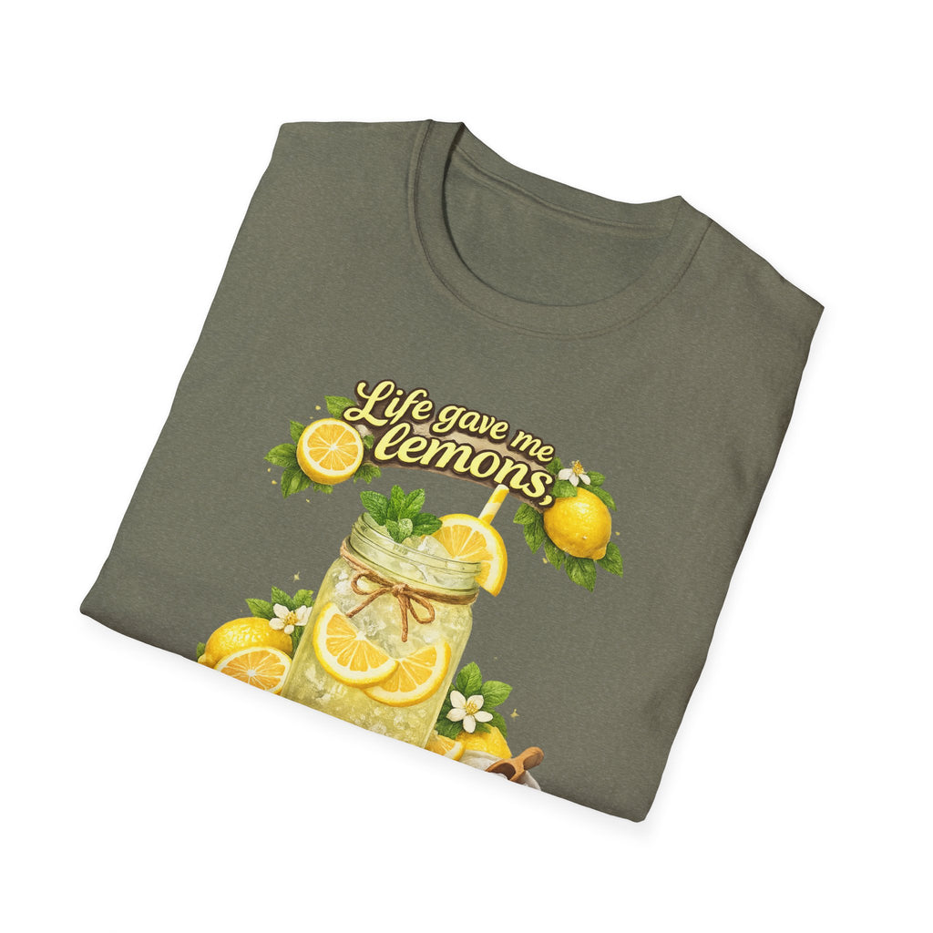 Life gave me lemons, but Jesus made lemonade Christian grapgic tee