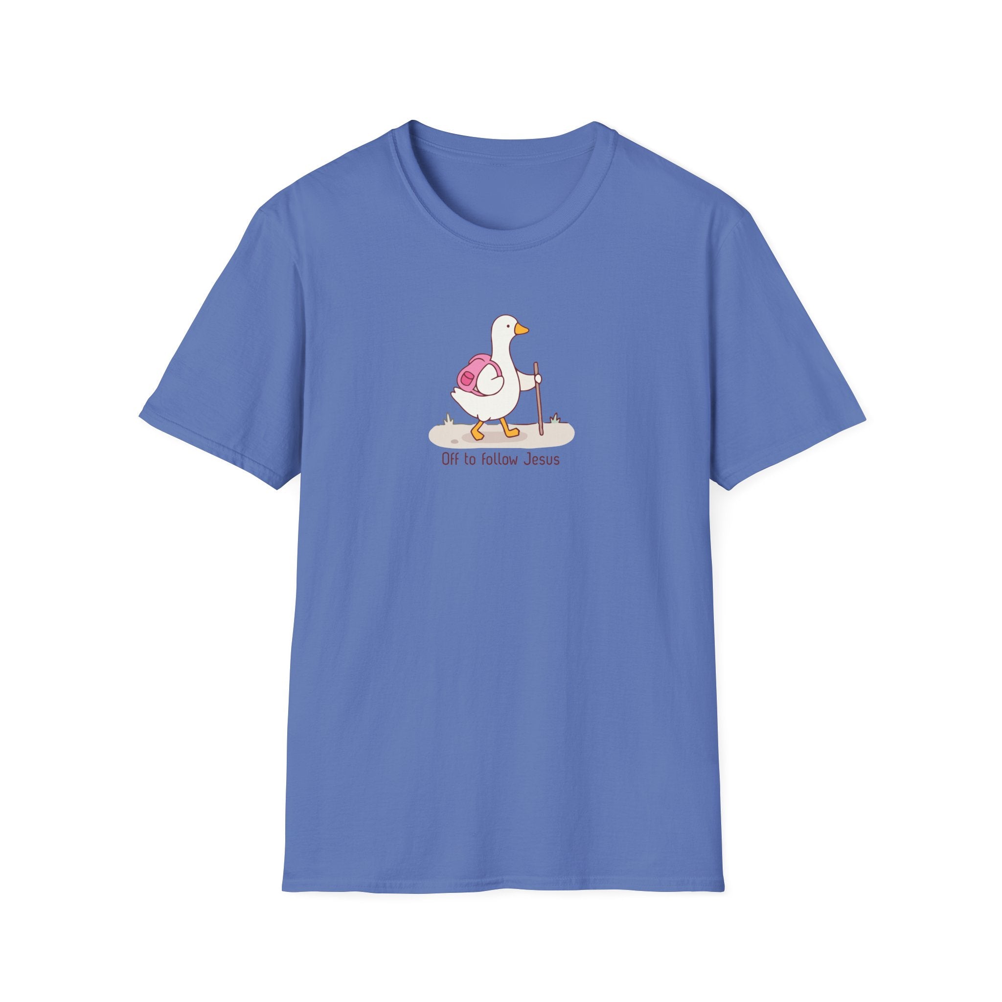 Off To Follow Jesus Silly Goose Tee