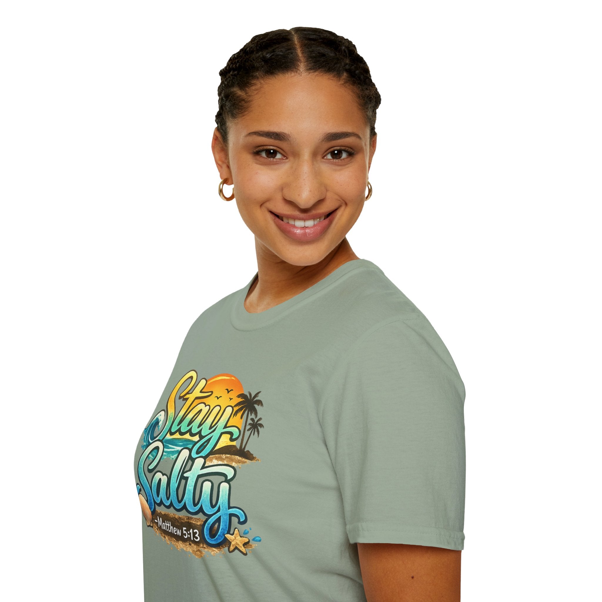 “Stay Salty” Beach Graphic T-Shirt – Matthew 5:13