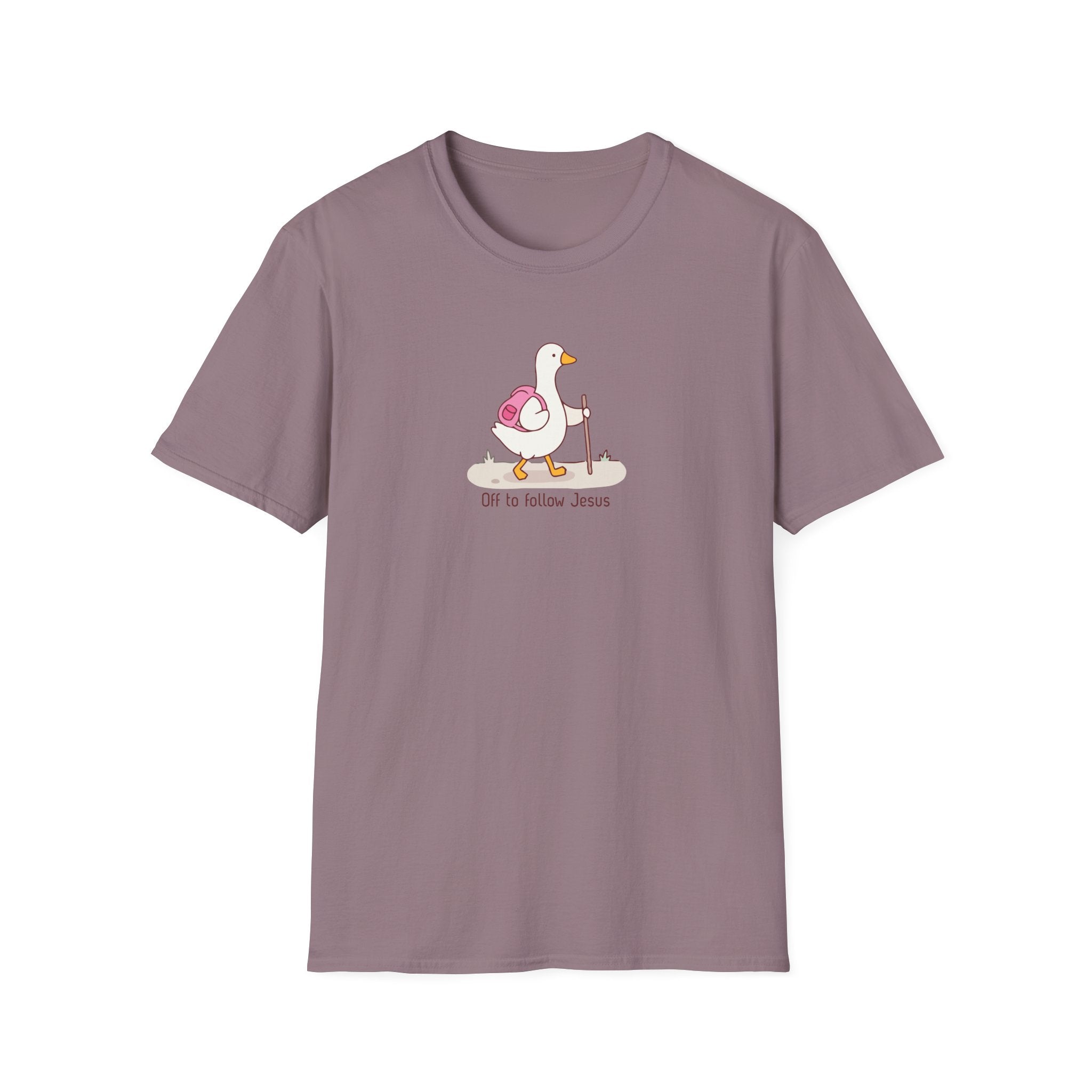 Off To Follow Jesus Silly Goose Tee
