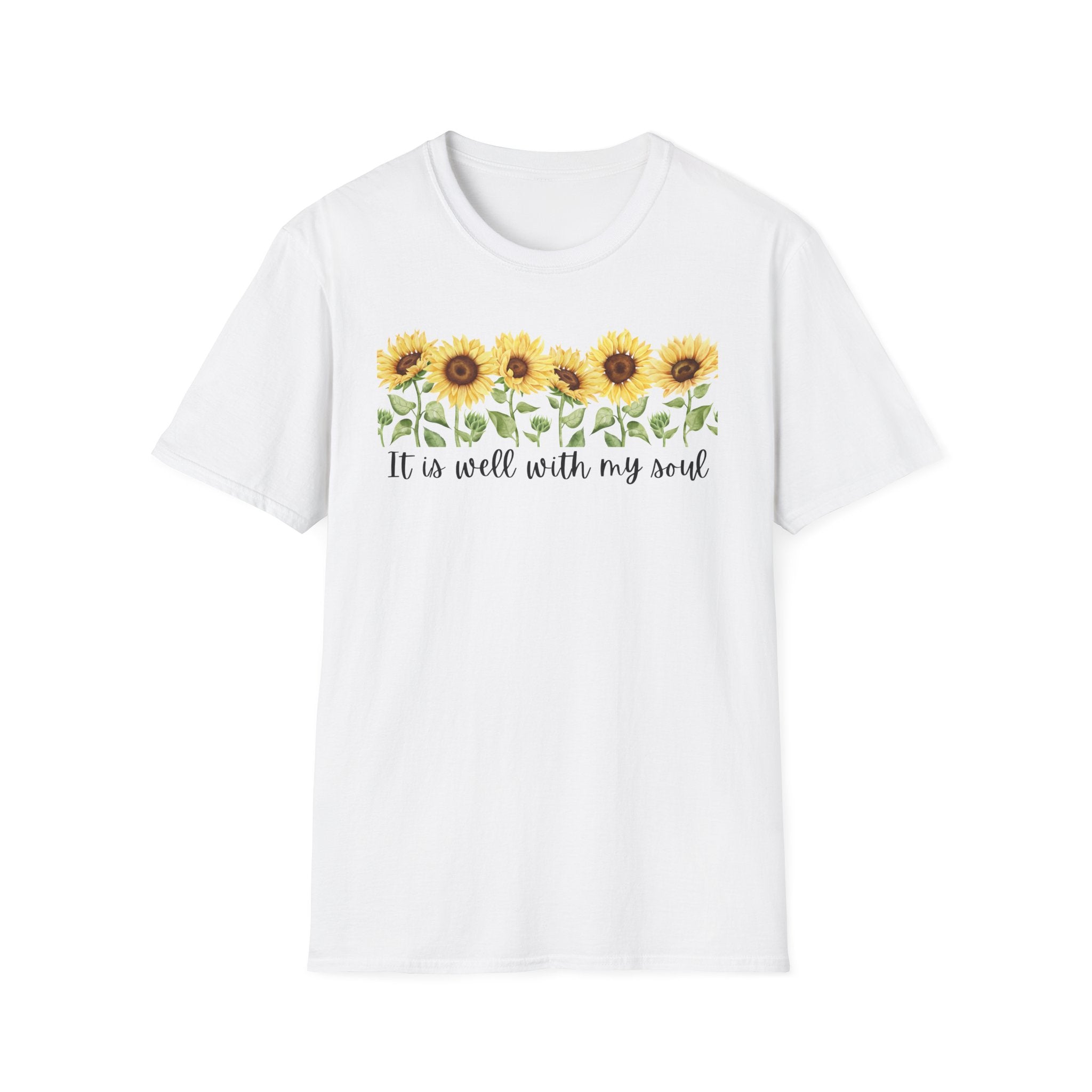 It Is Well with My Soul Sunflower Tshirt