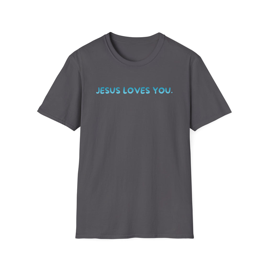 JESUS LOVES YOU Graphic Tee (Blue)