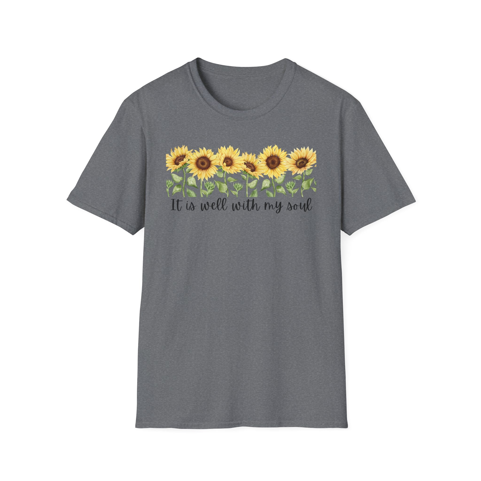 It Is Well with My Soul Sunflower Tshirt