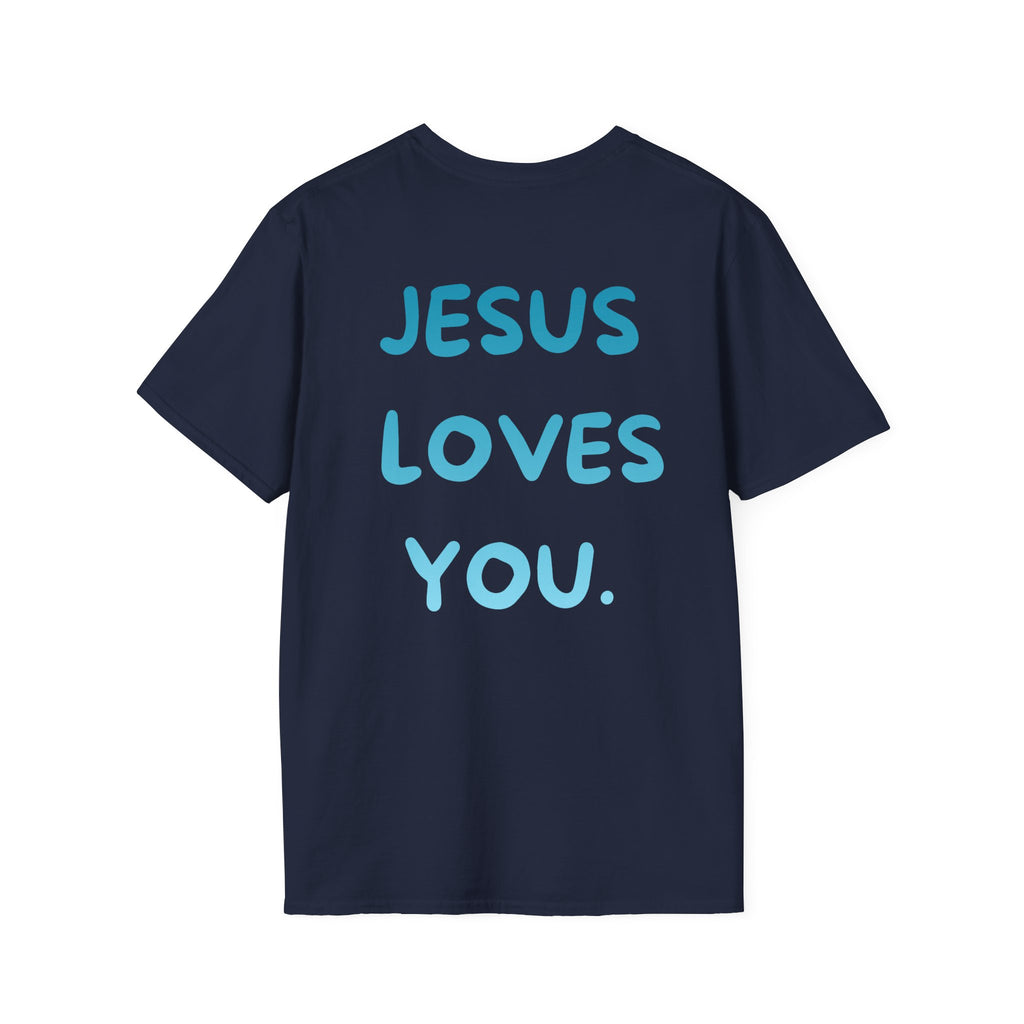 JESUS LOVES YOU Graphic Tee (Blue)