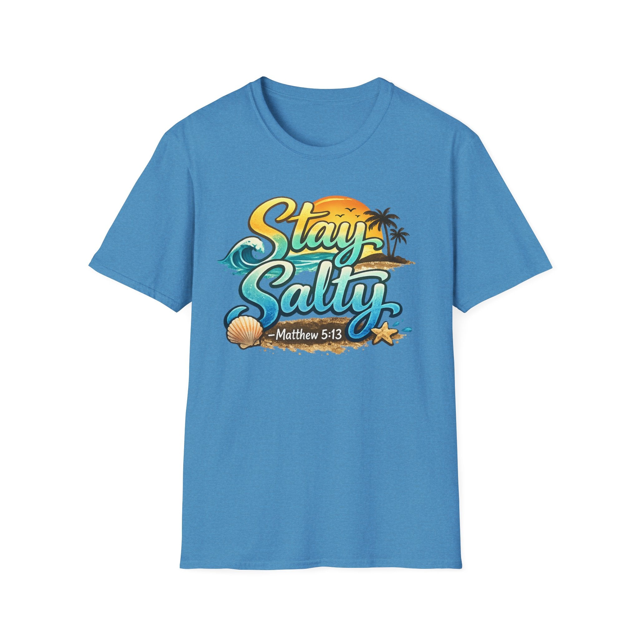 “Stay Salty” Beach Graphic T-Shirt – Matthew 5:13