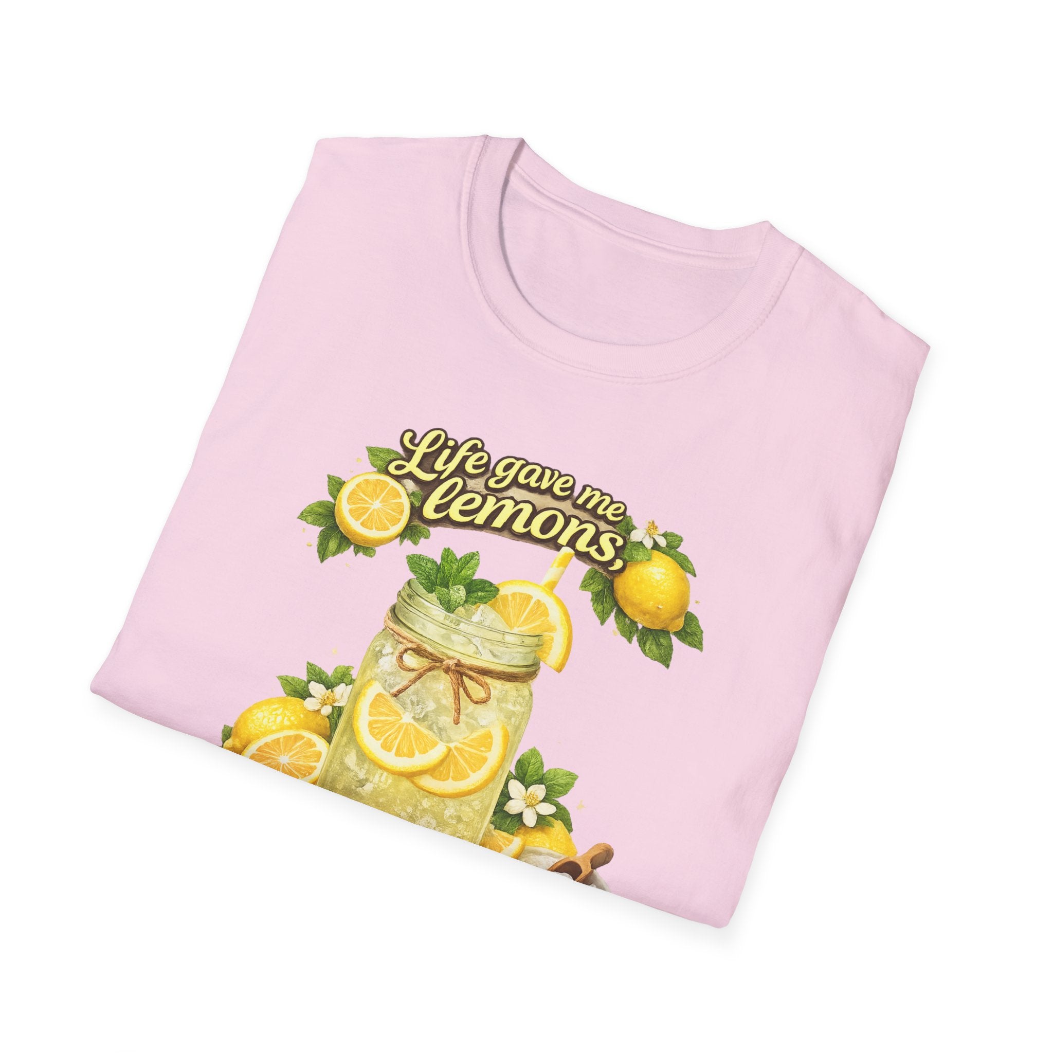 Life gave me lemons, but Jesus made lemonade Christian grapgic tee