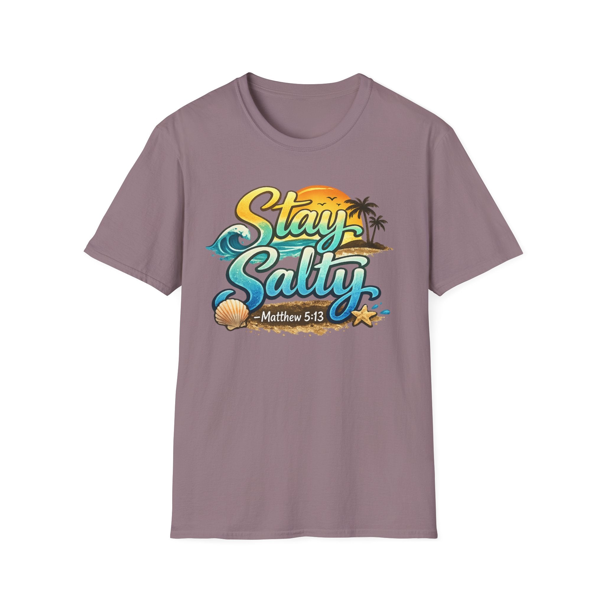 “Stay Salty” Beach Graphic T-Shirt – Matthew 5:13