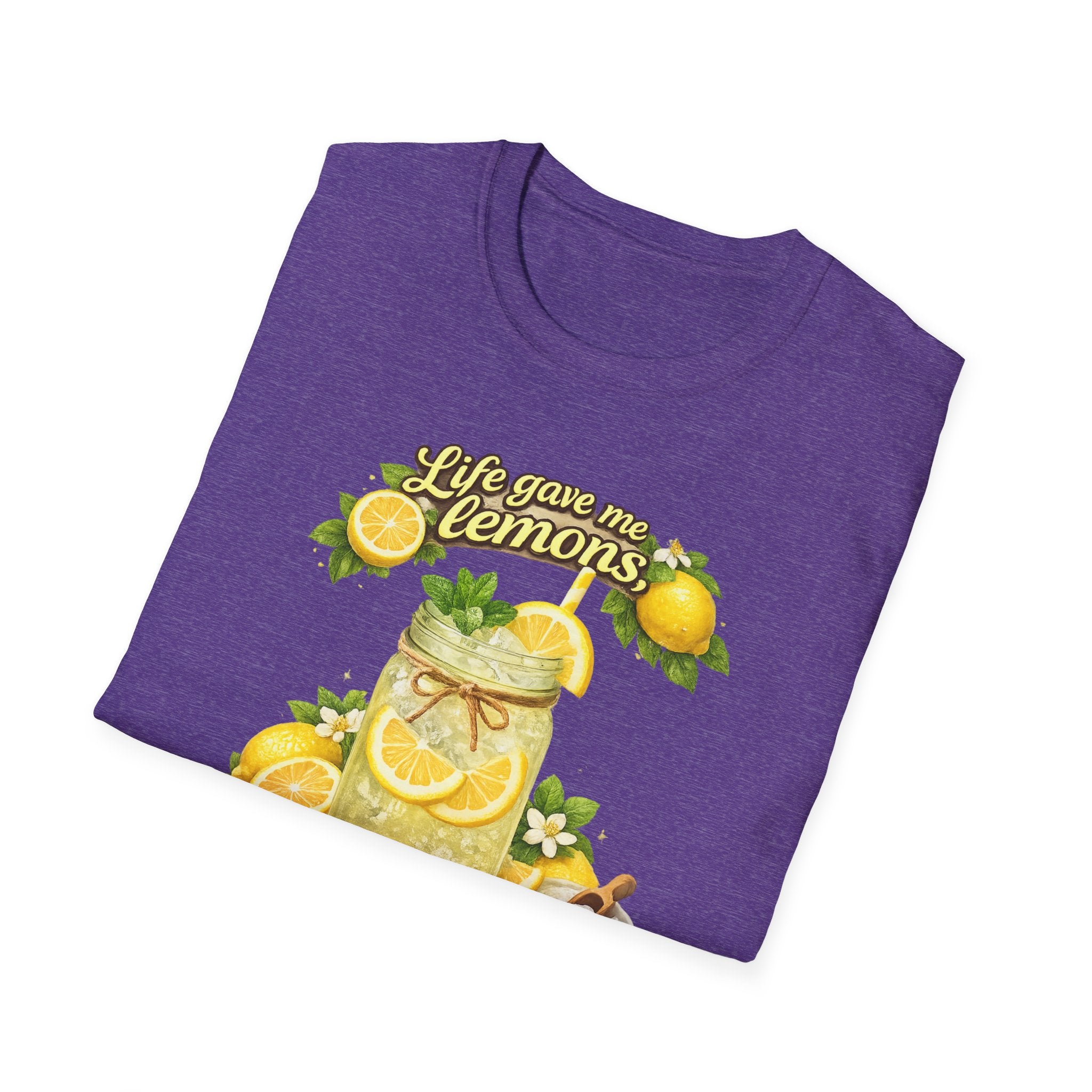 Life gave me lemons, but Jesus made lemonade Christian grapgic tee