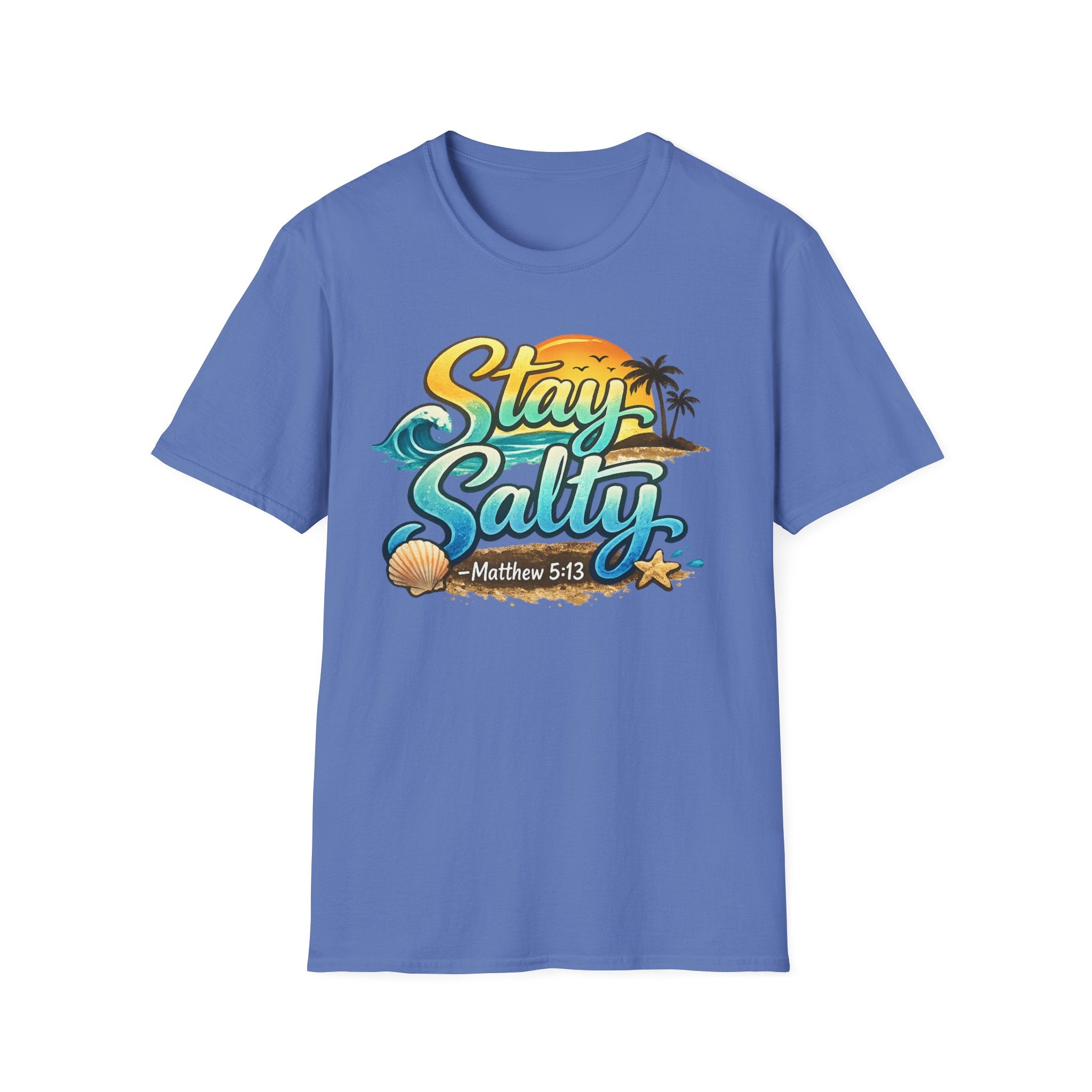 “Stay Salty” Beach Graphic T-Shirt – Matthew 5:13