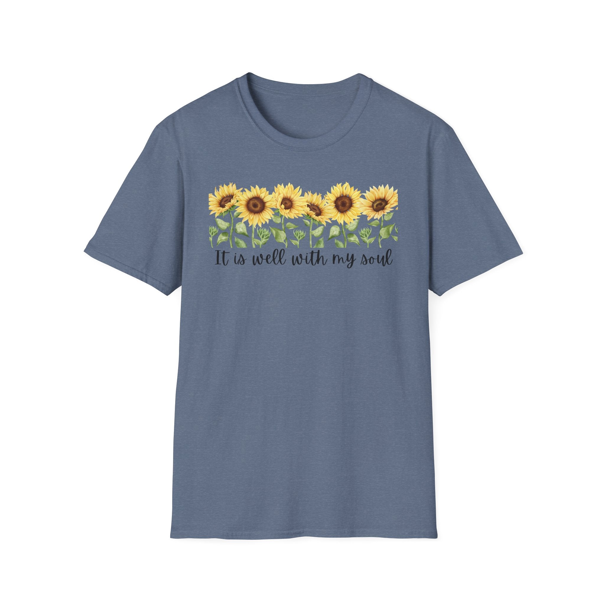 It Is Well with My Soul Sunflower Tshirt