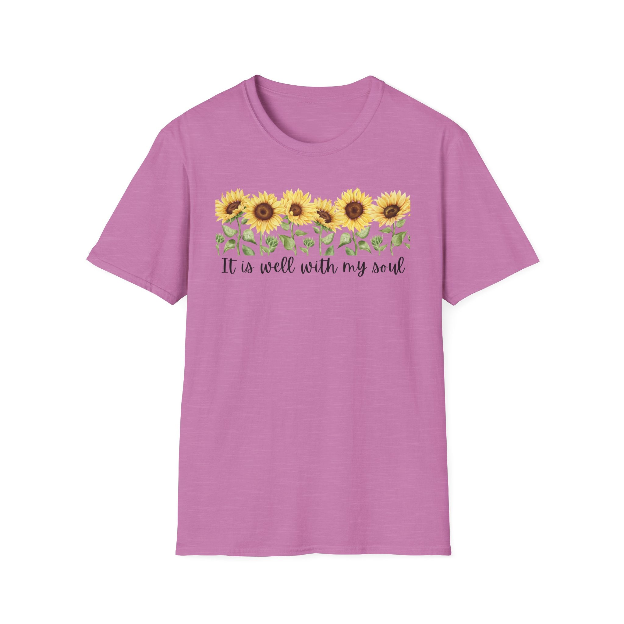 It Is Well with My Soul Sunflower Tshirt