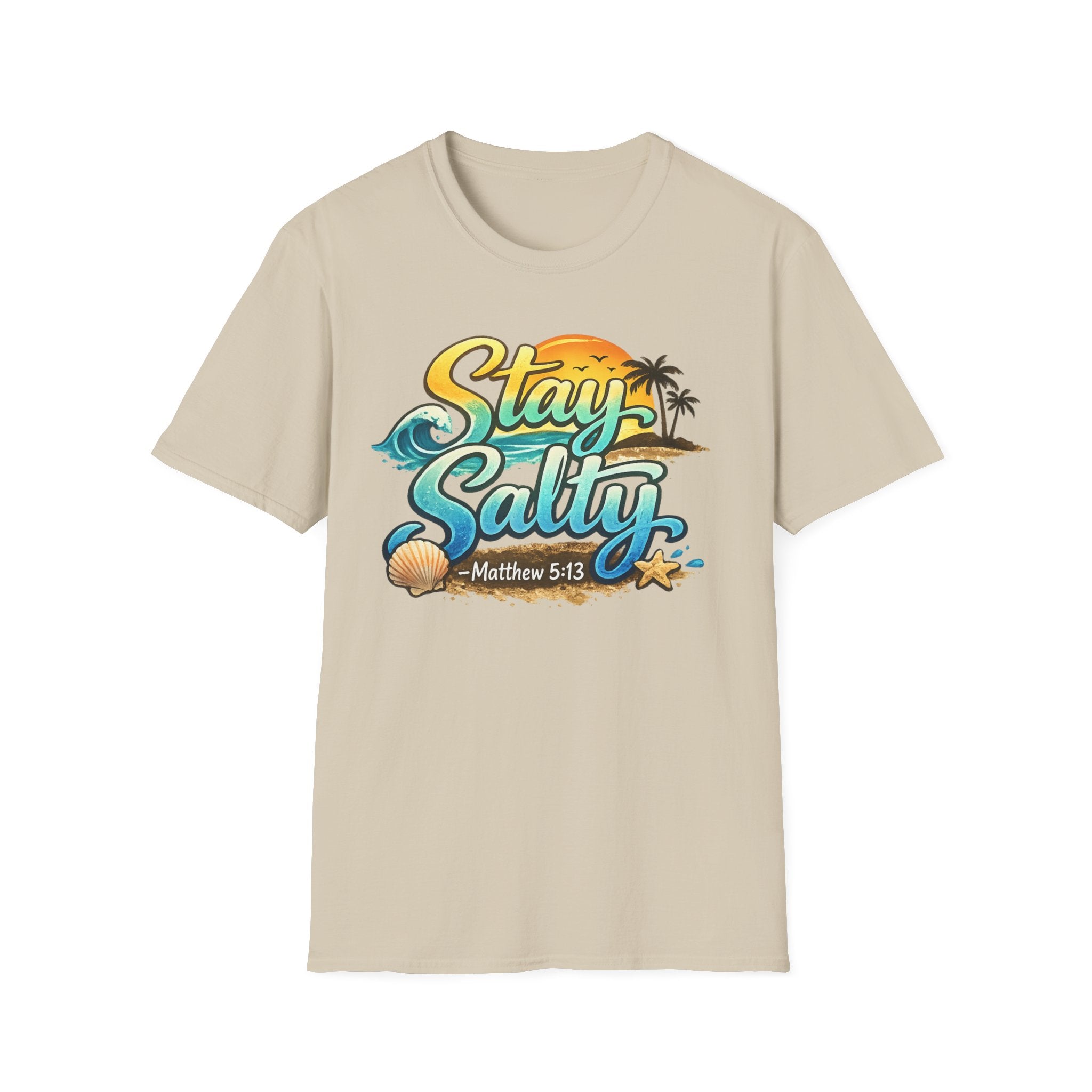 “Stay Salty” Beach Graphic T-Shirt – Matthew 5:13