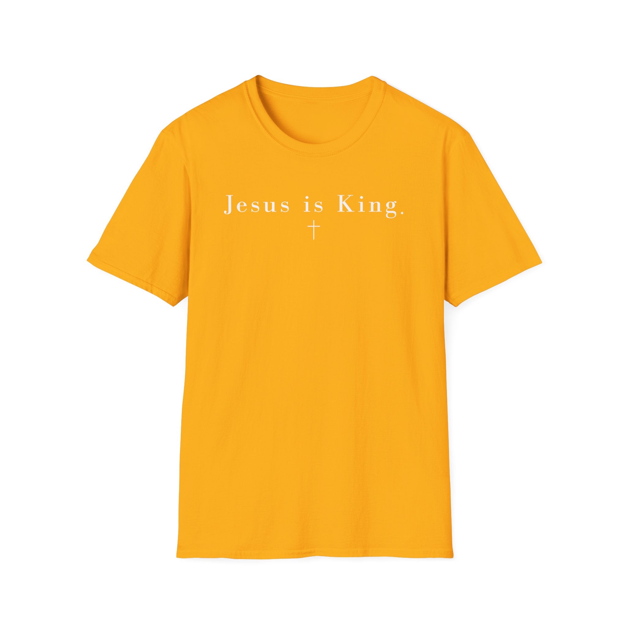 "Jesus is King" minimalist Christian T-shirt