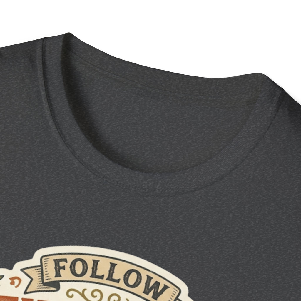 Follow the Word Not the Herd Christian Cow T-Shirt – Faith-Based Graphic Tee