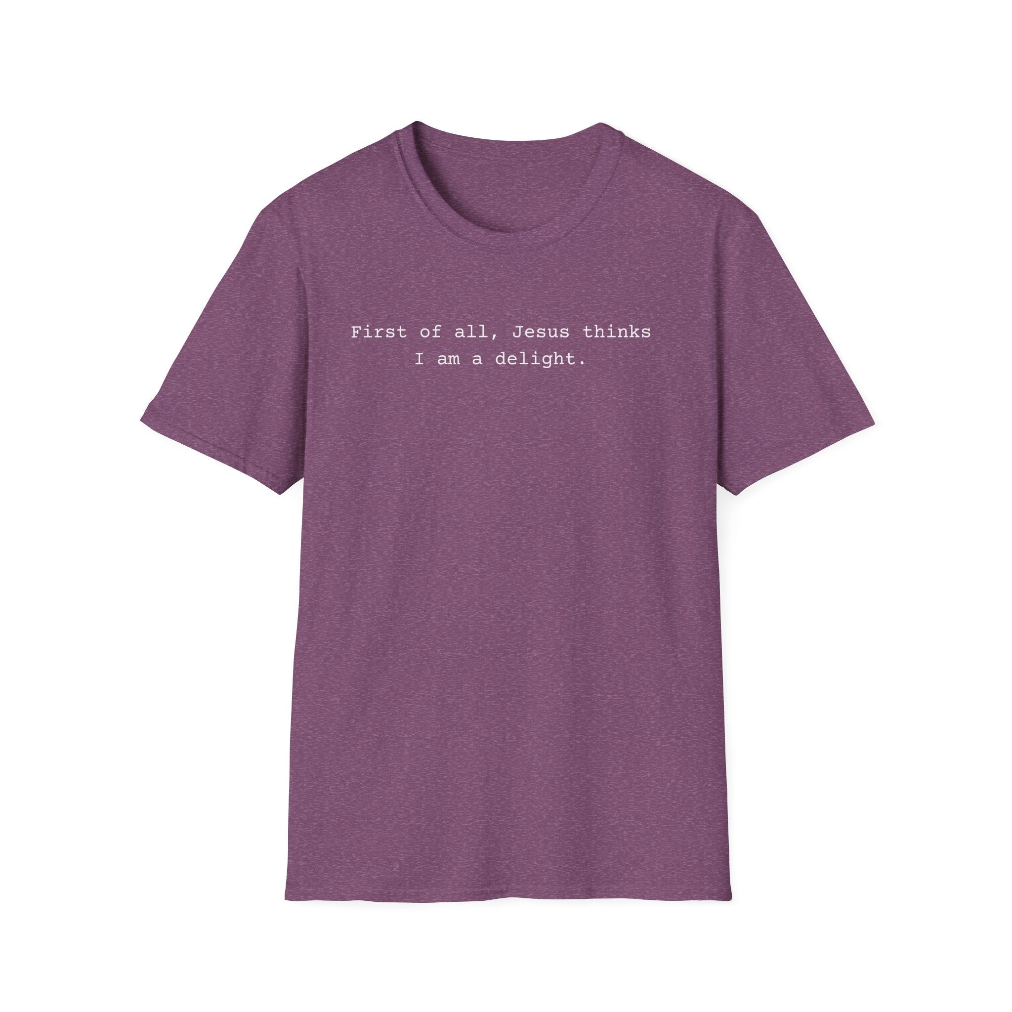 Jesus Think I'm a Delight Funny Tee