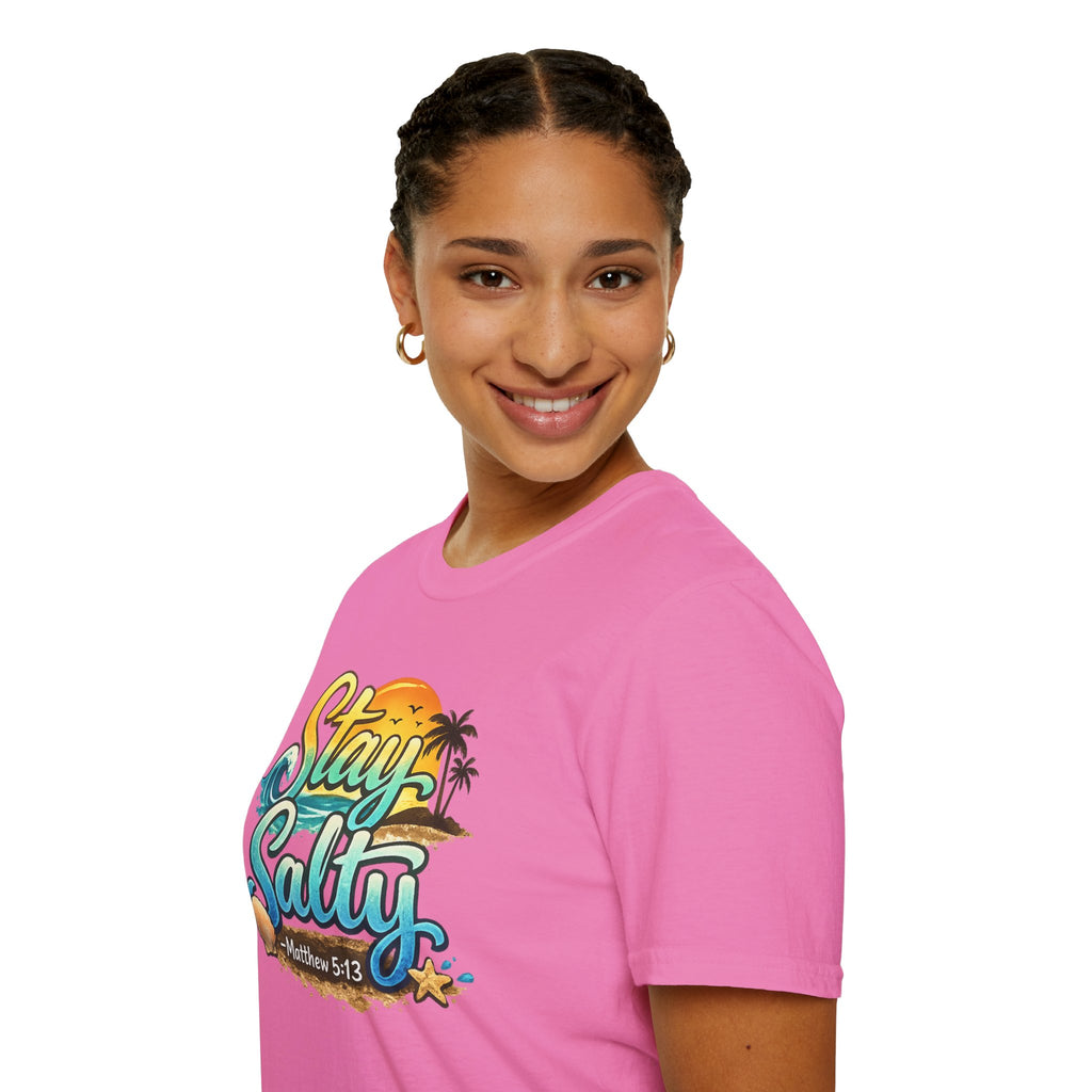 “Stay Salty” Beach Graphic T-Shirt – Matthew 5:13