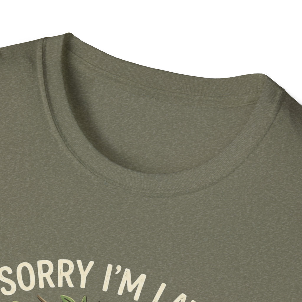 “His Timing, Not Mine” Sloth T-Shirt – Christian Faith Graphic Tee