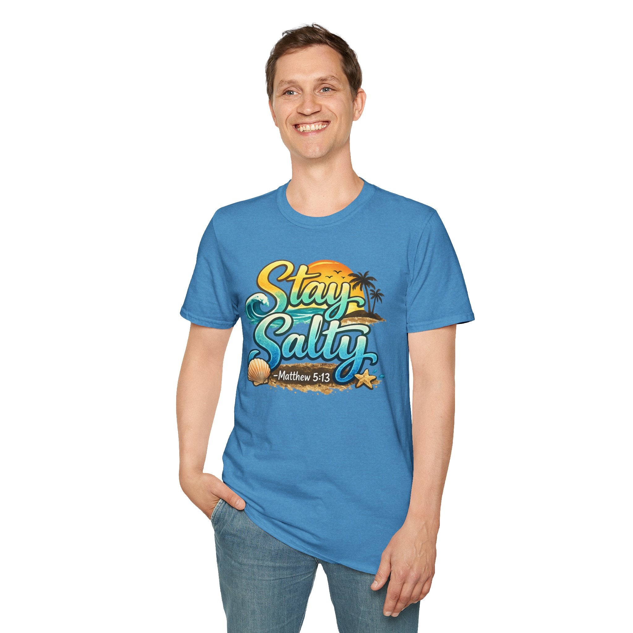 “Stay Salty” Beach Graphic T-Shirt – Matthew 5:13